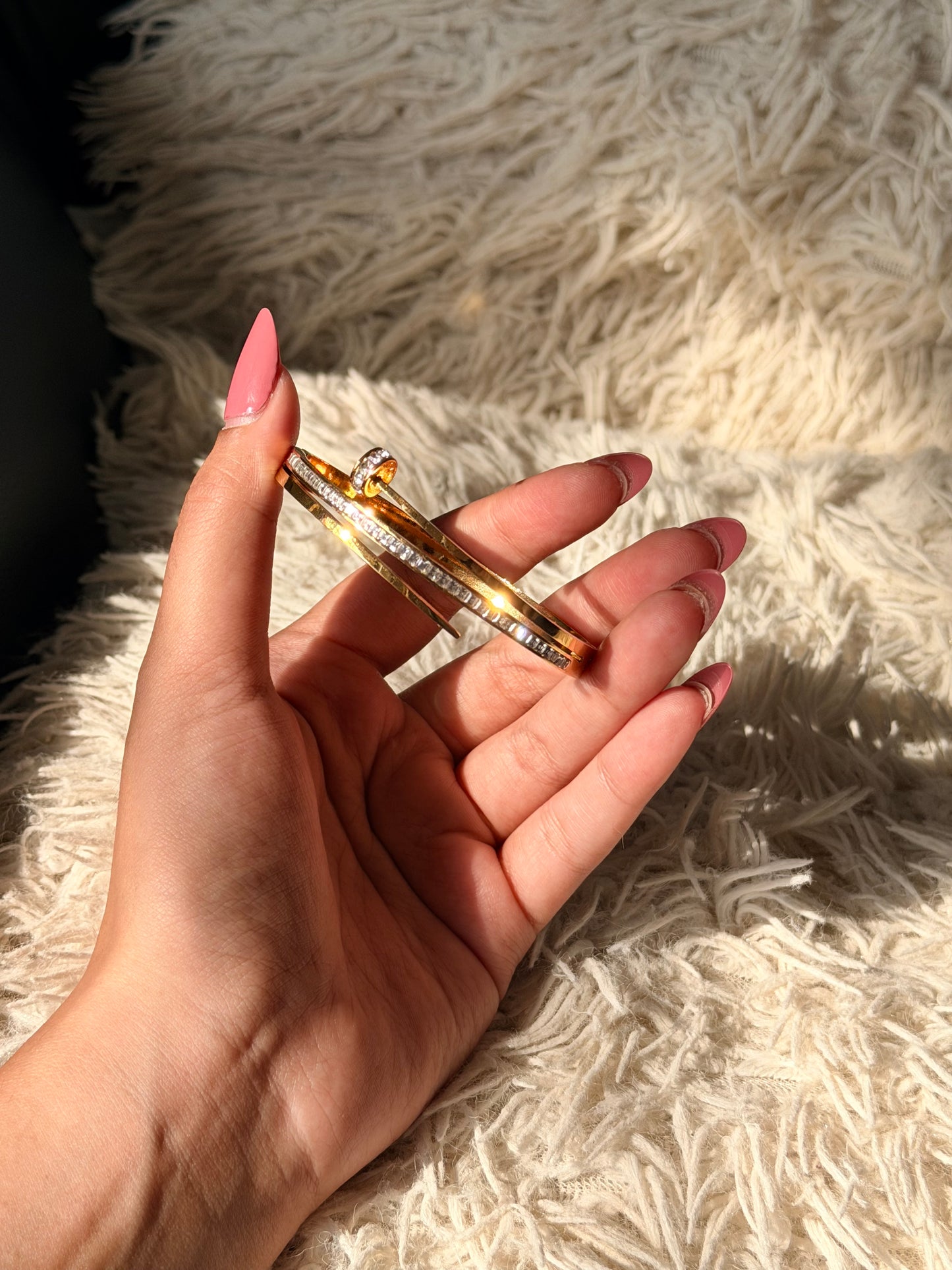 Valen Crystal Nail Bracelet