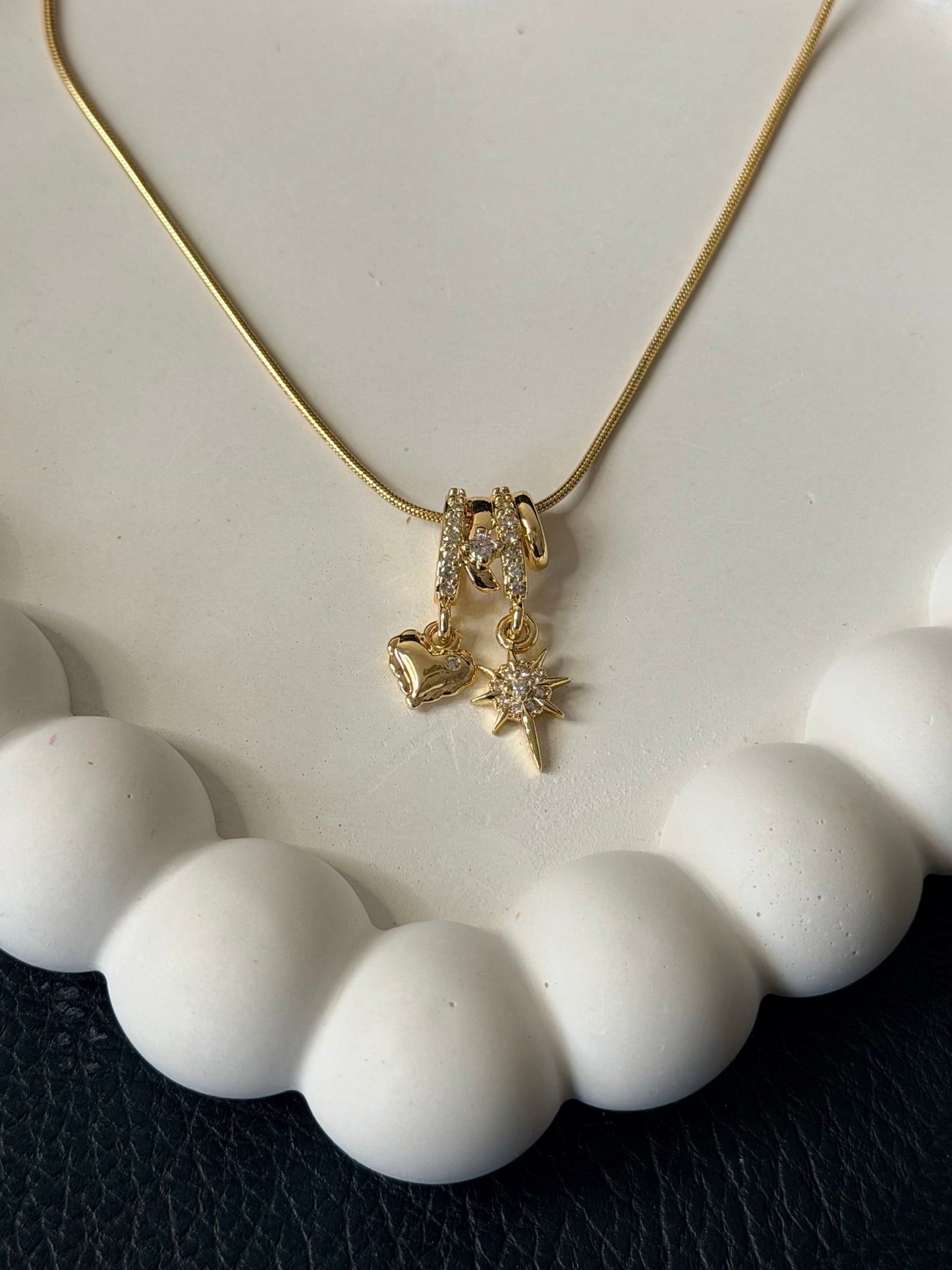 Guiding Heart Charm Necklace