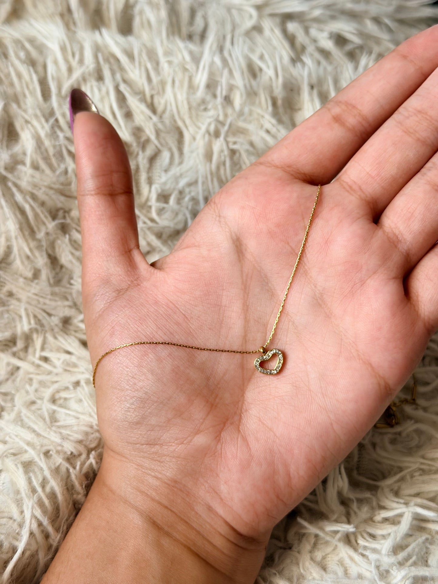 Open Heart Necklace
