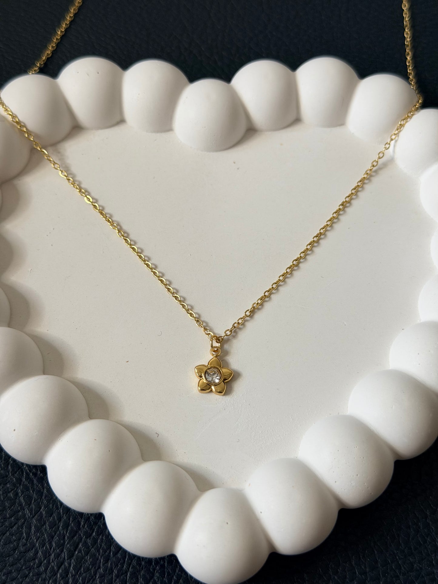 Flower Charm Necklace