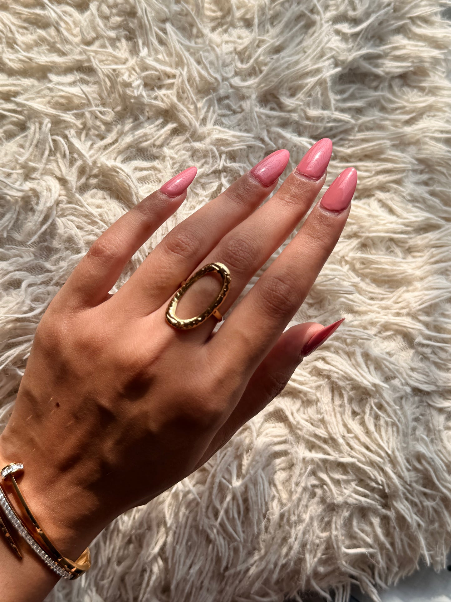 Lunelle Textured Ring