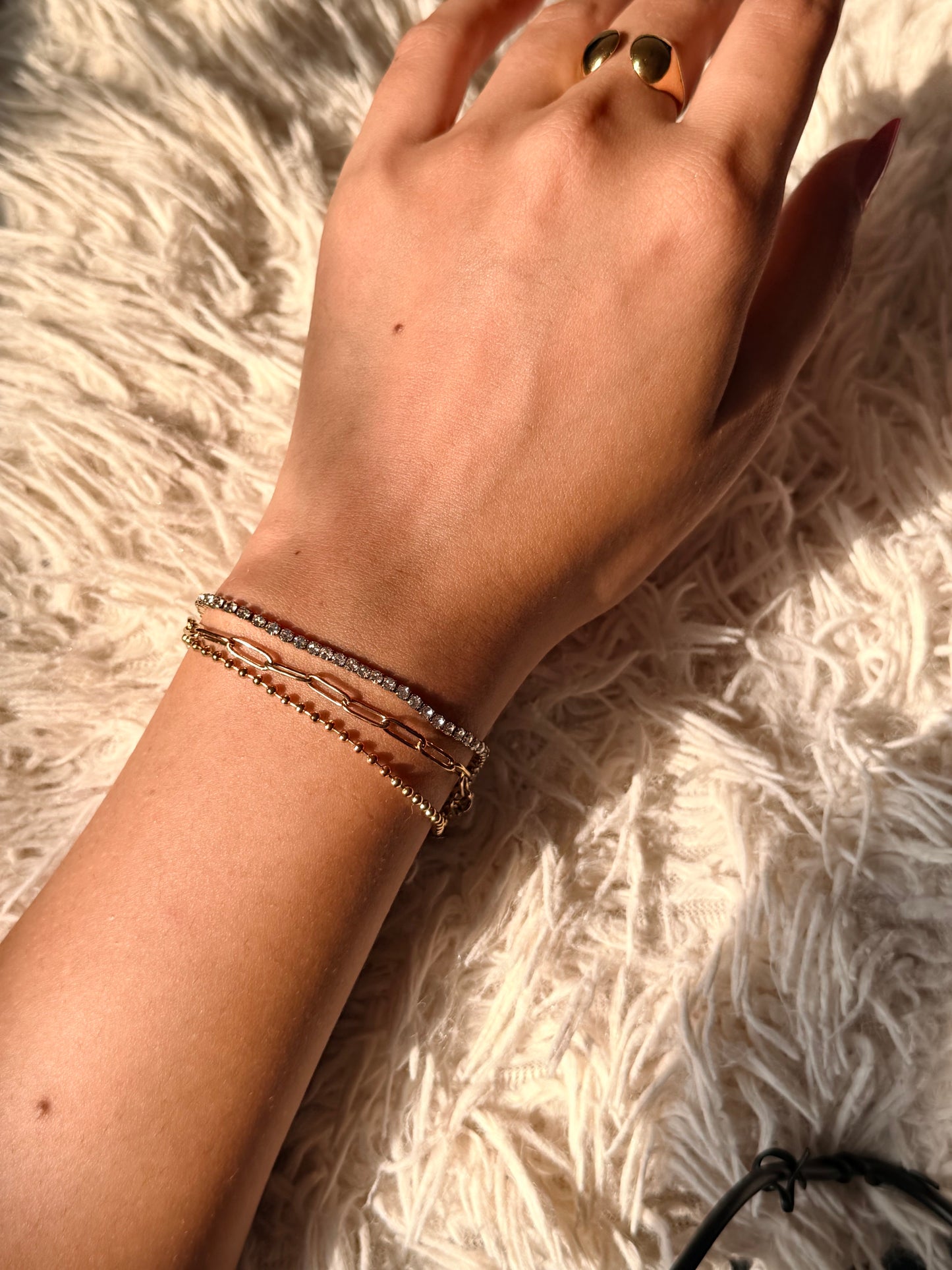 Sera Crystal Layered Bracelet