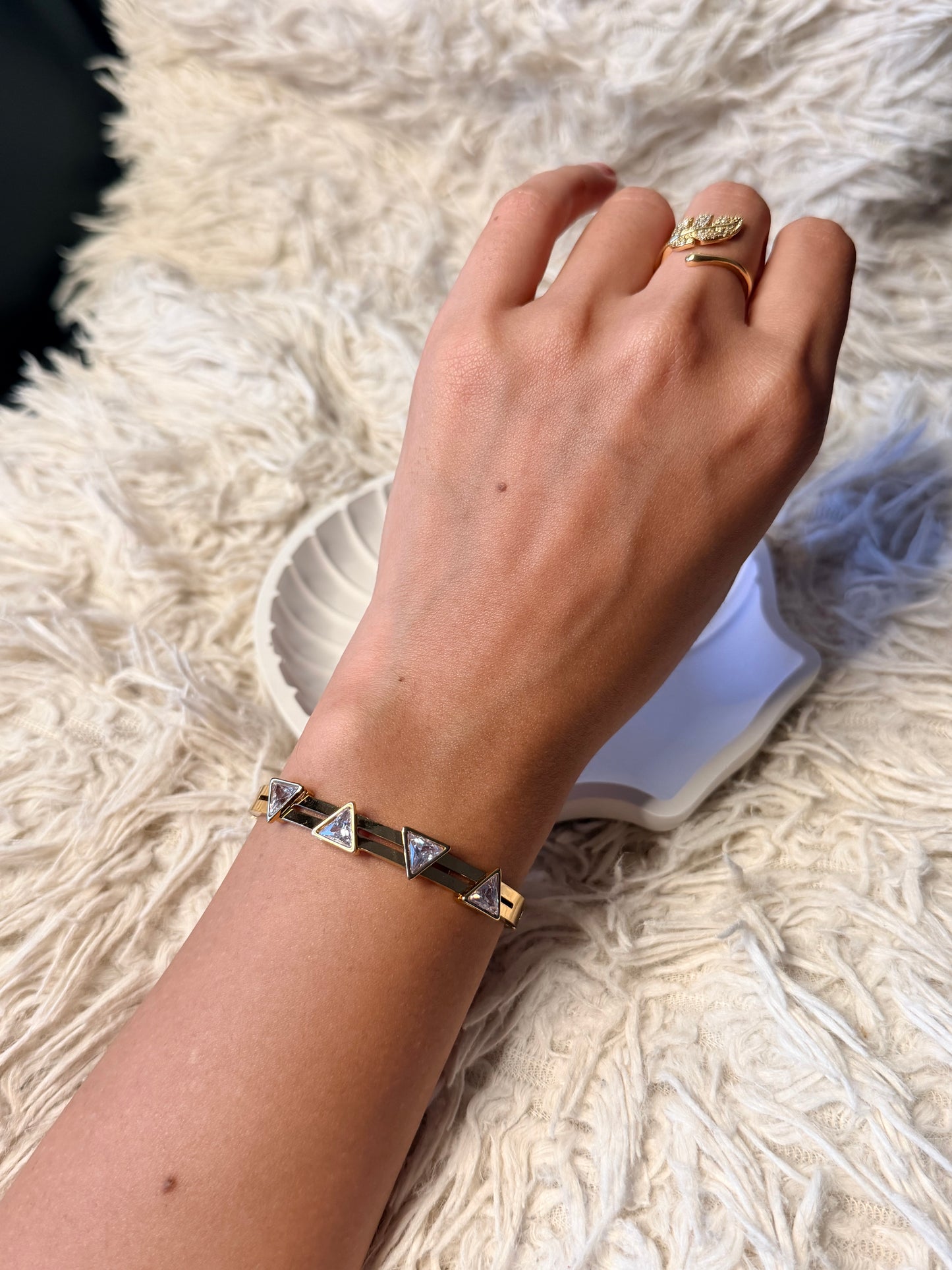 Prism Stone Kada Bracelet