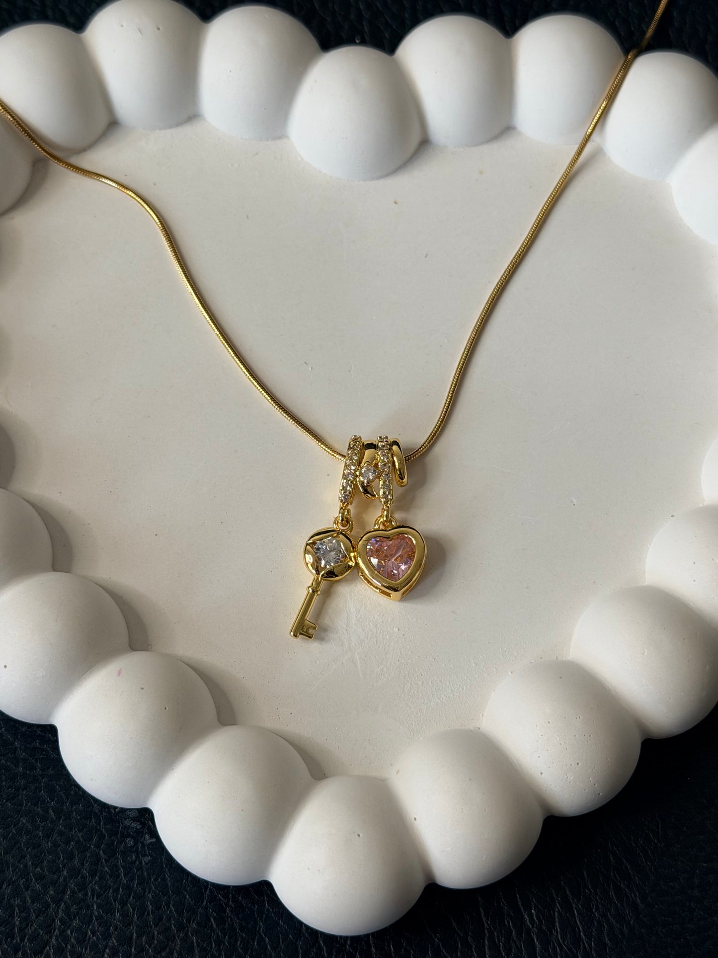 Key to My Heart Charm Necklace