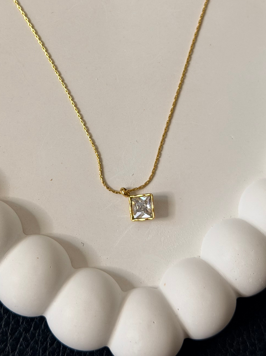 Princess Cut Necklace