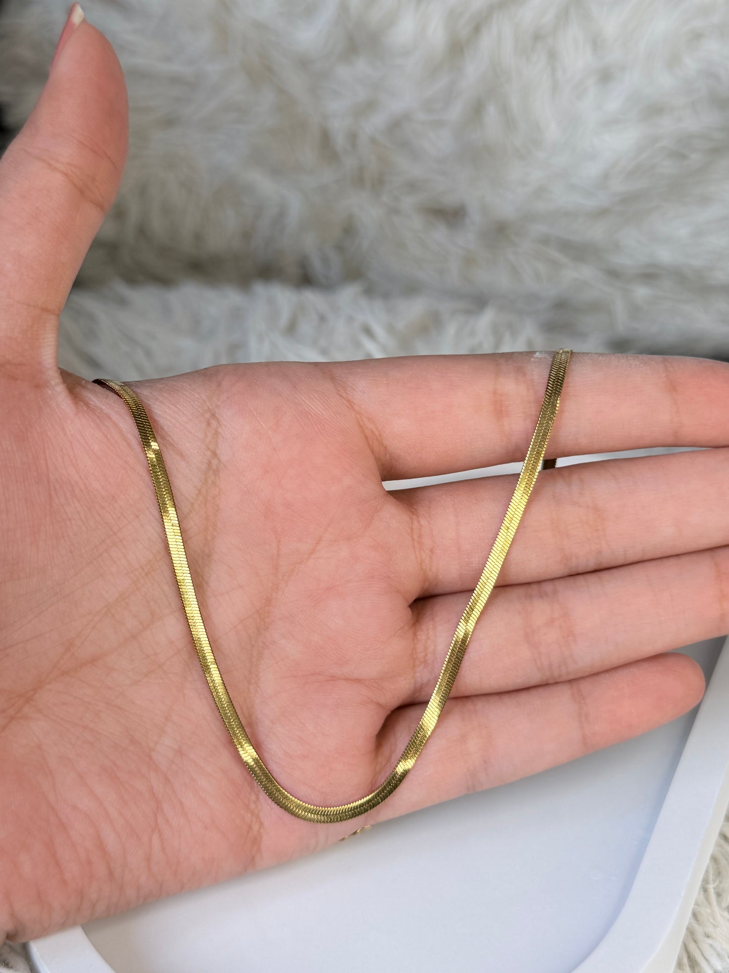 Liquid Gold Snake Chain Necklace