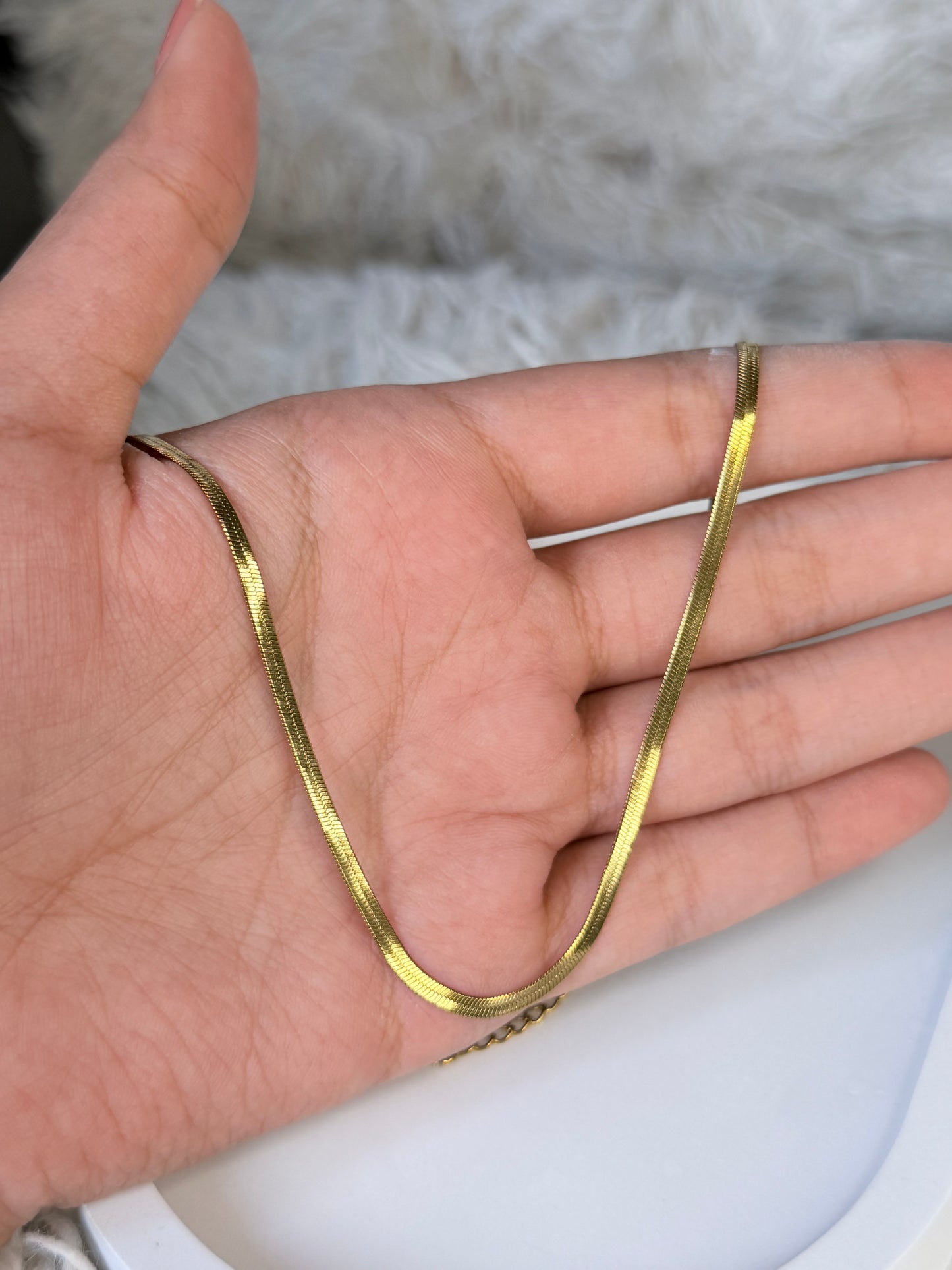 Liquid Gold Snake Chain Necklace
