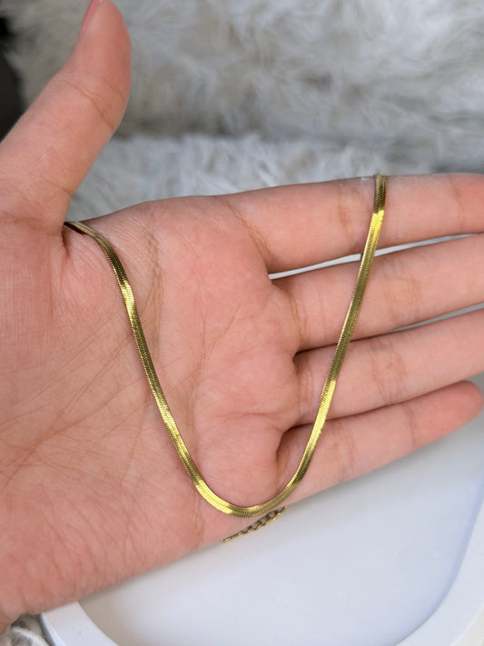 Liquid Gold Snake Chain Necklace
