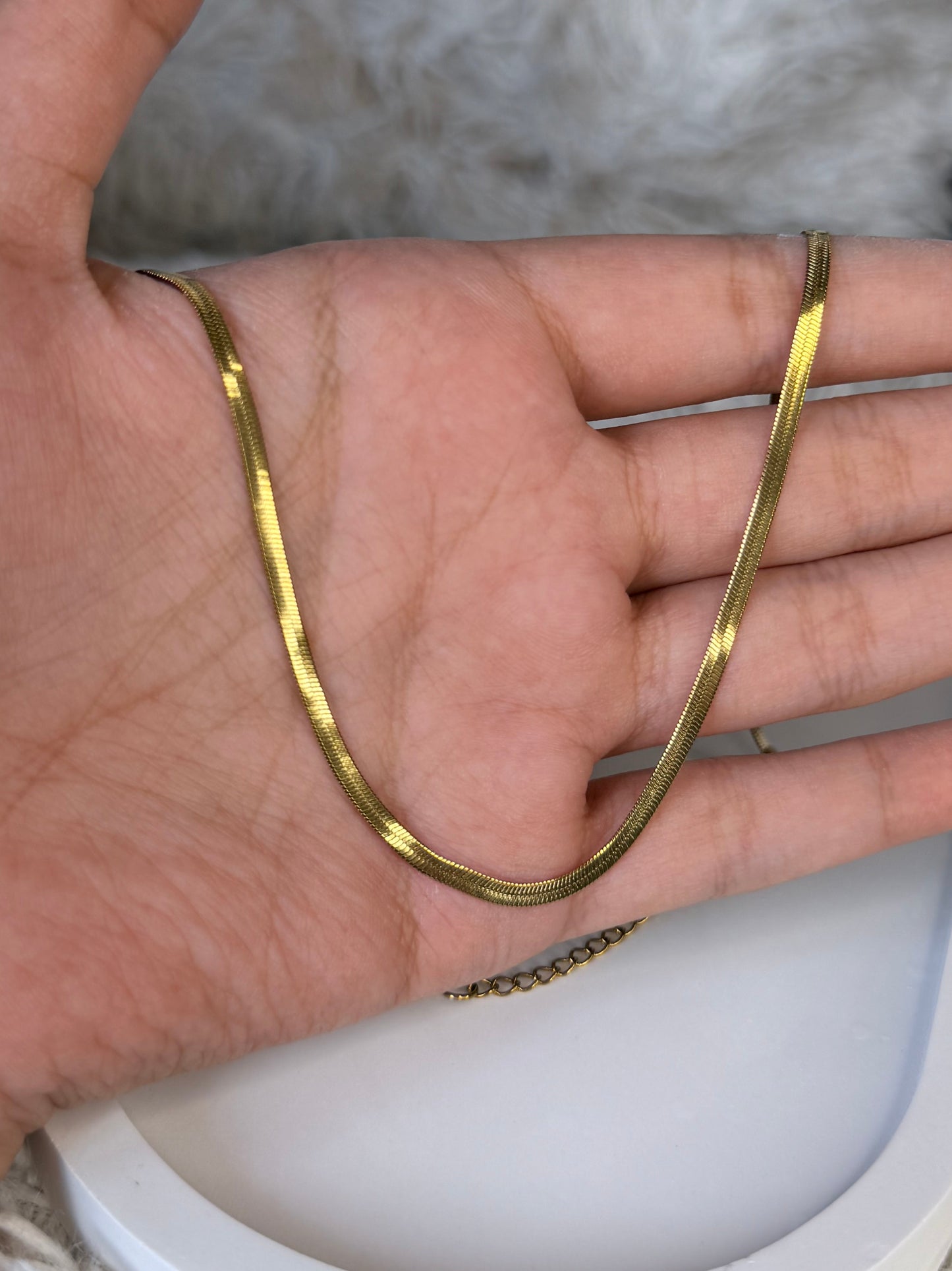Liquid Gold Snake Chain Necklace