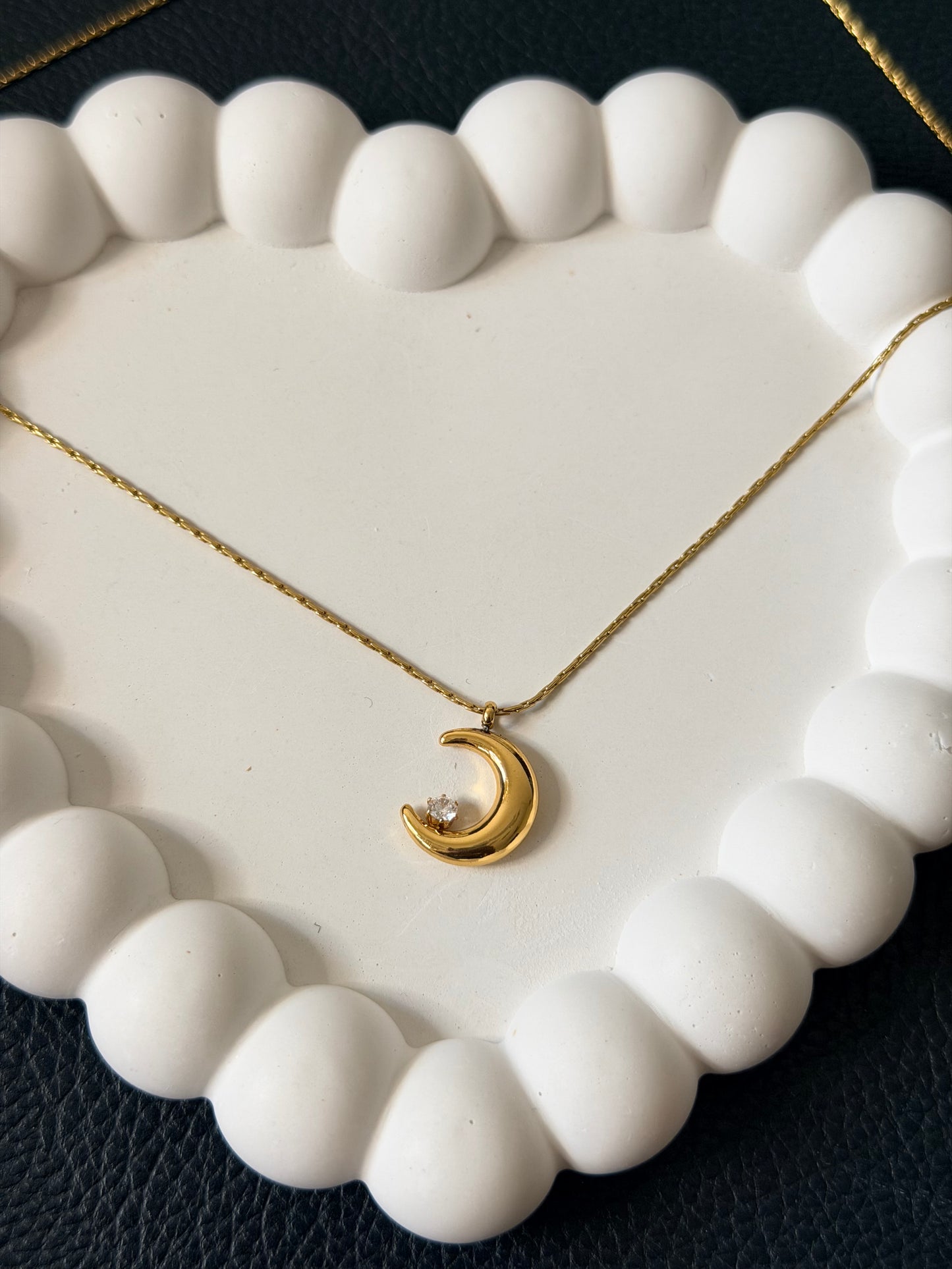 Floating Moon Necklace