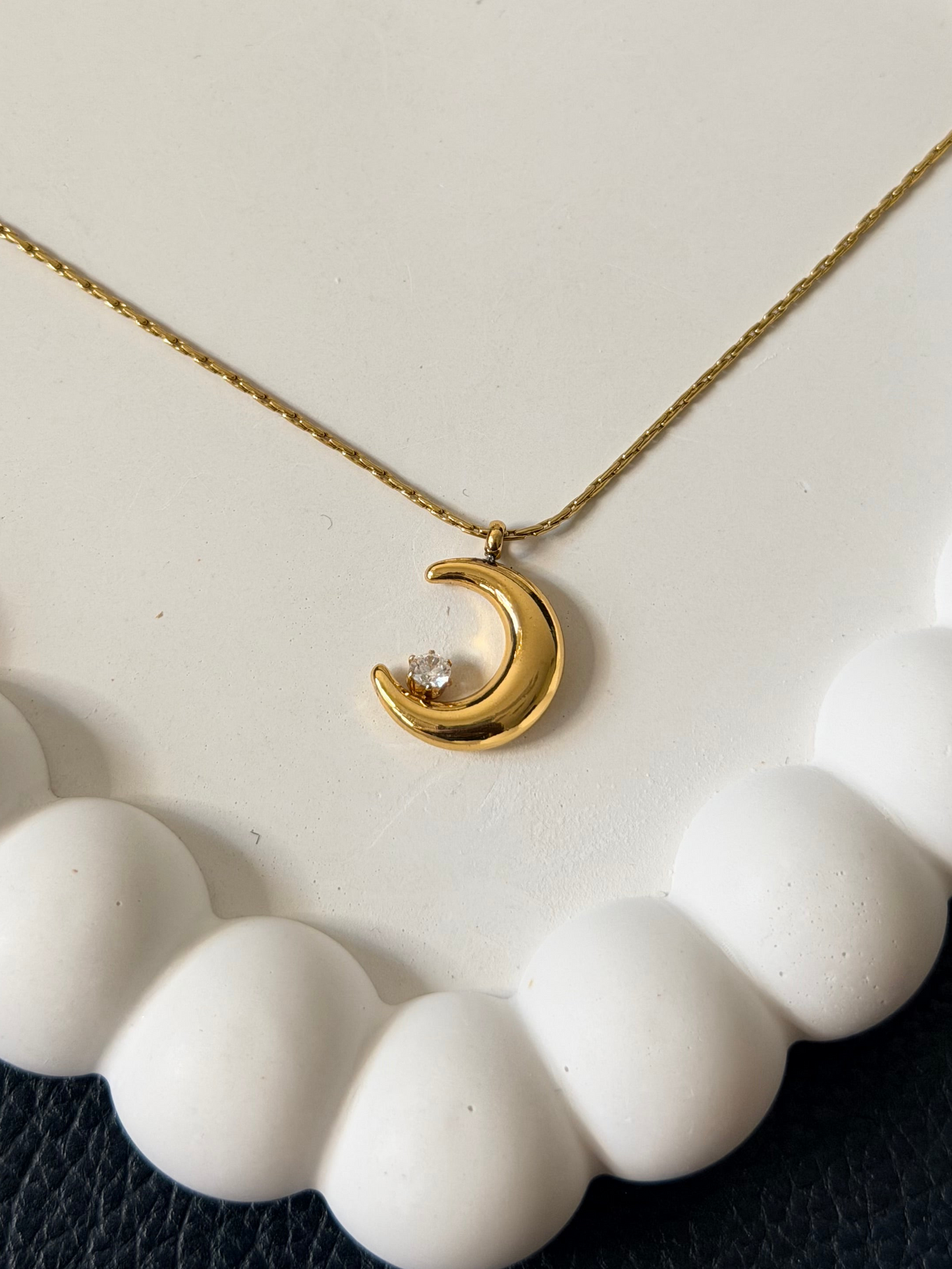 Floating Moon Necklace