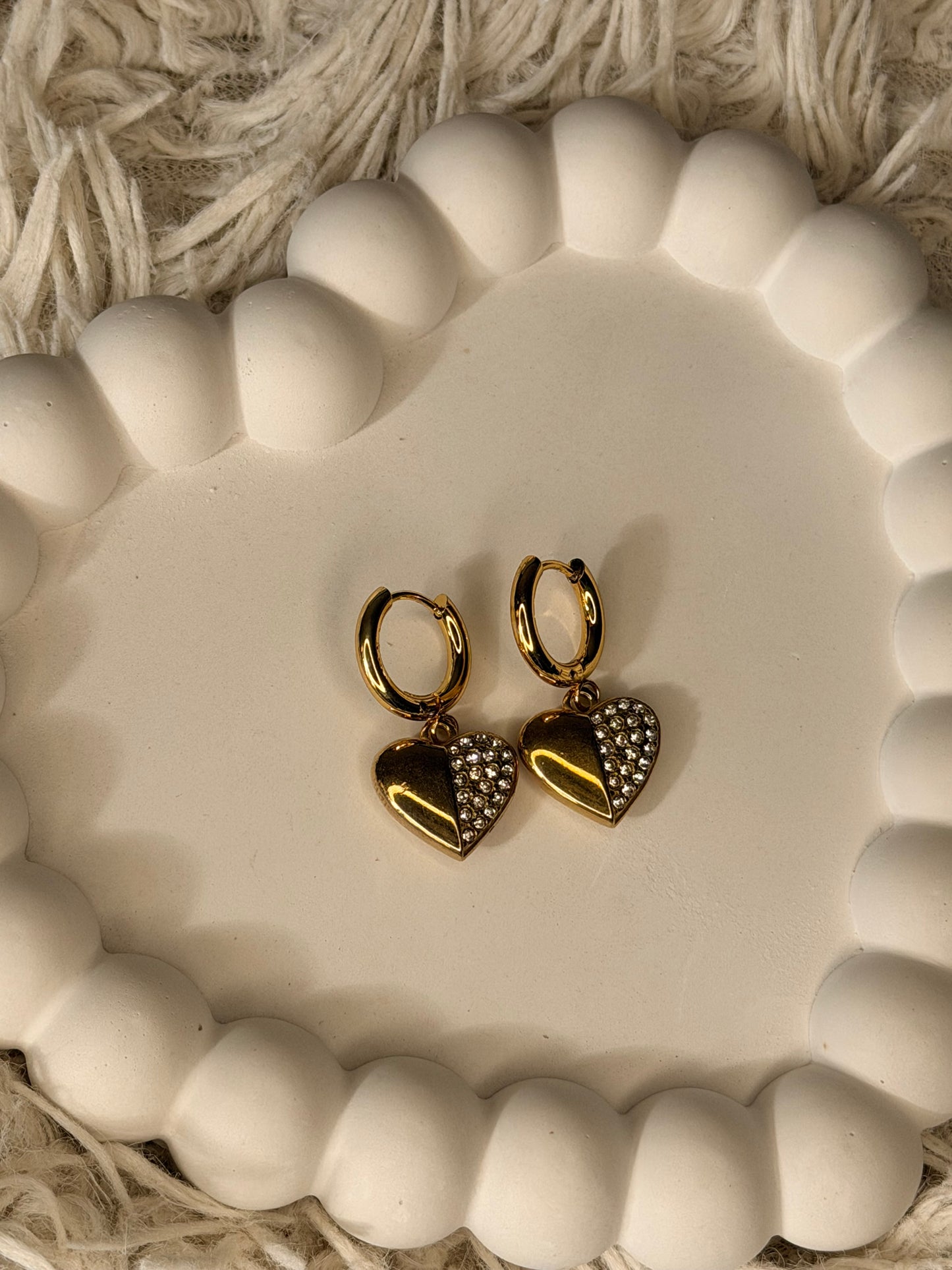 Liora Heart Hoops