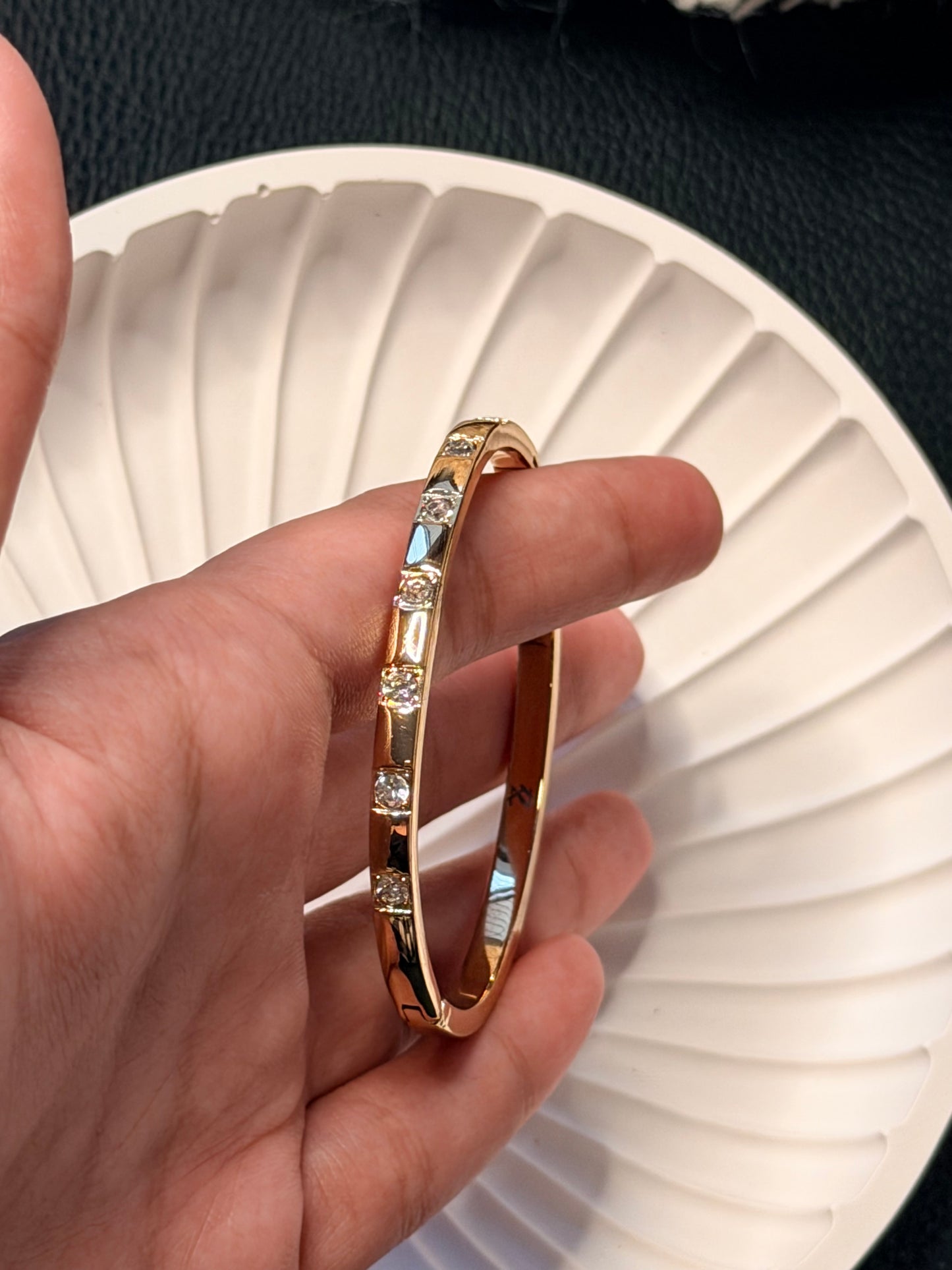 Sienna Stone Kada Bracelet