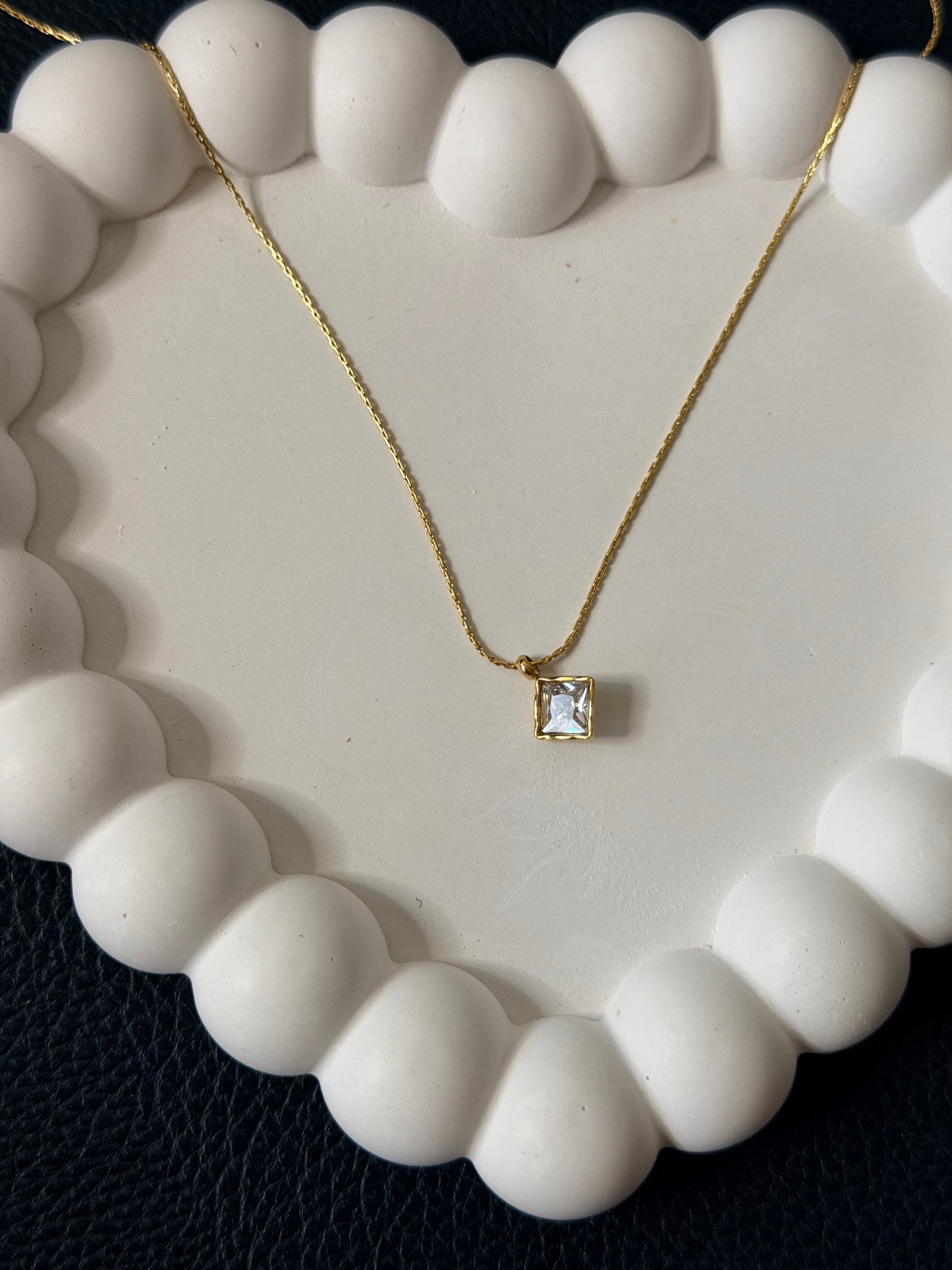 Princess Cut Necklace
