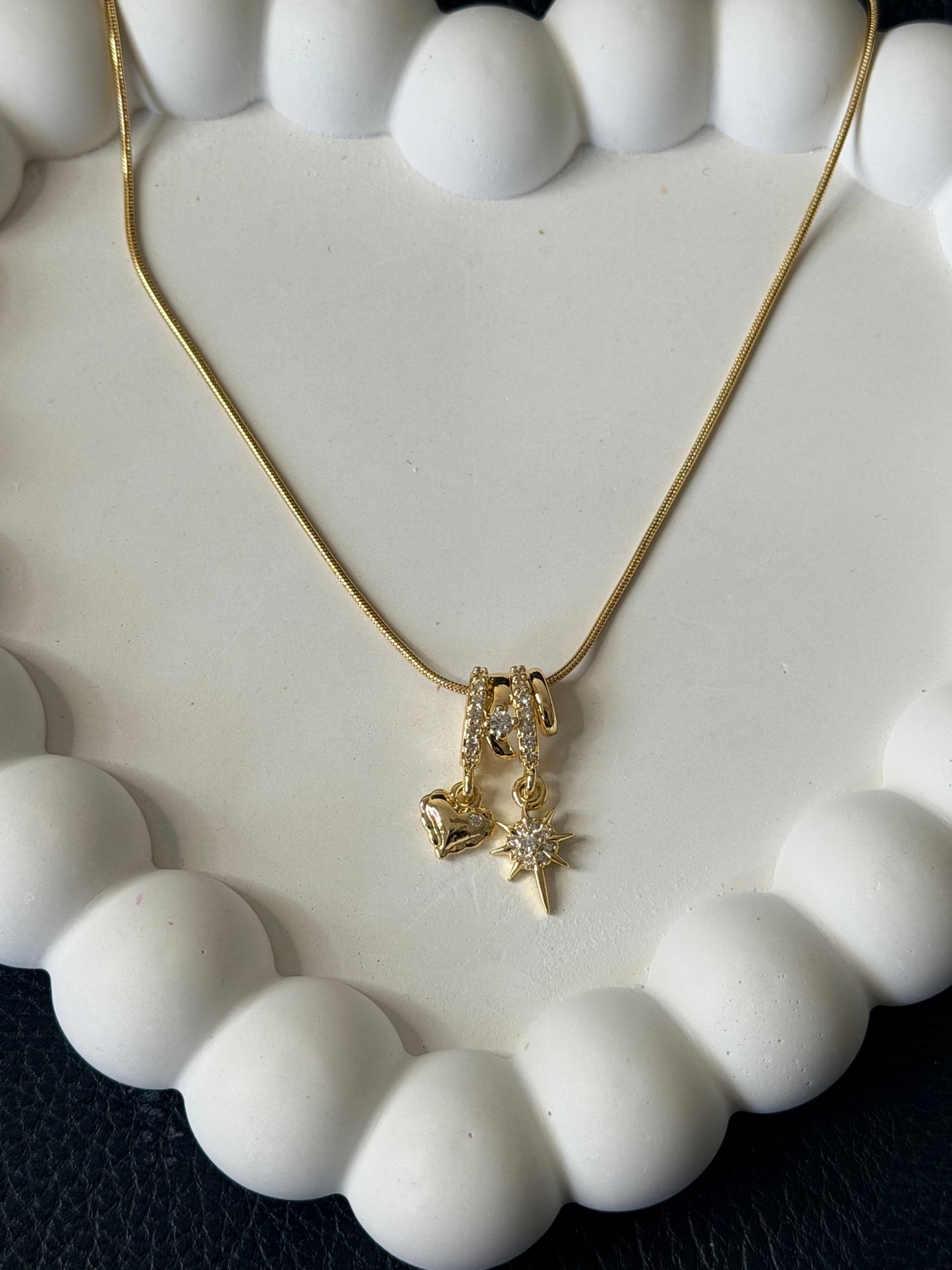 Guiding Heart Charm Necklace