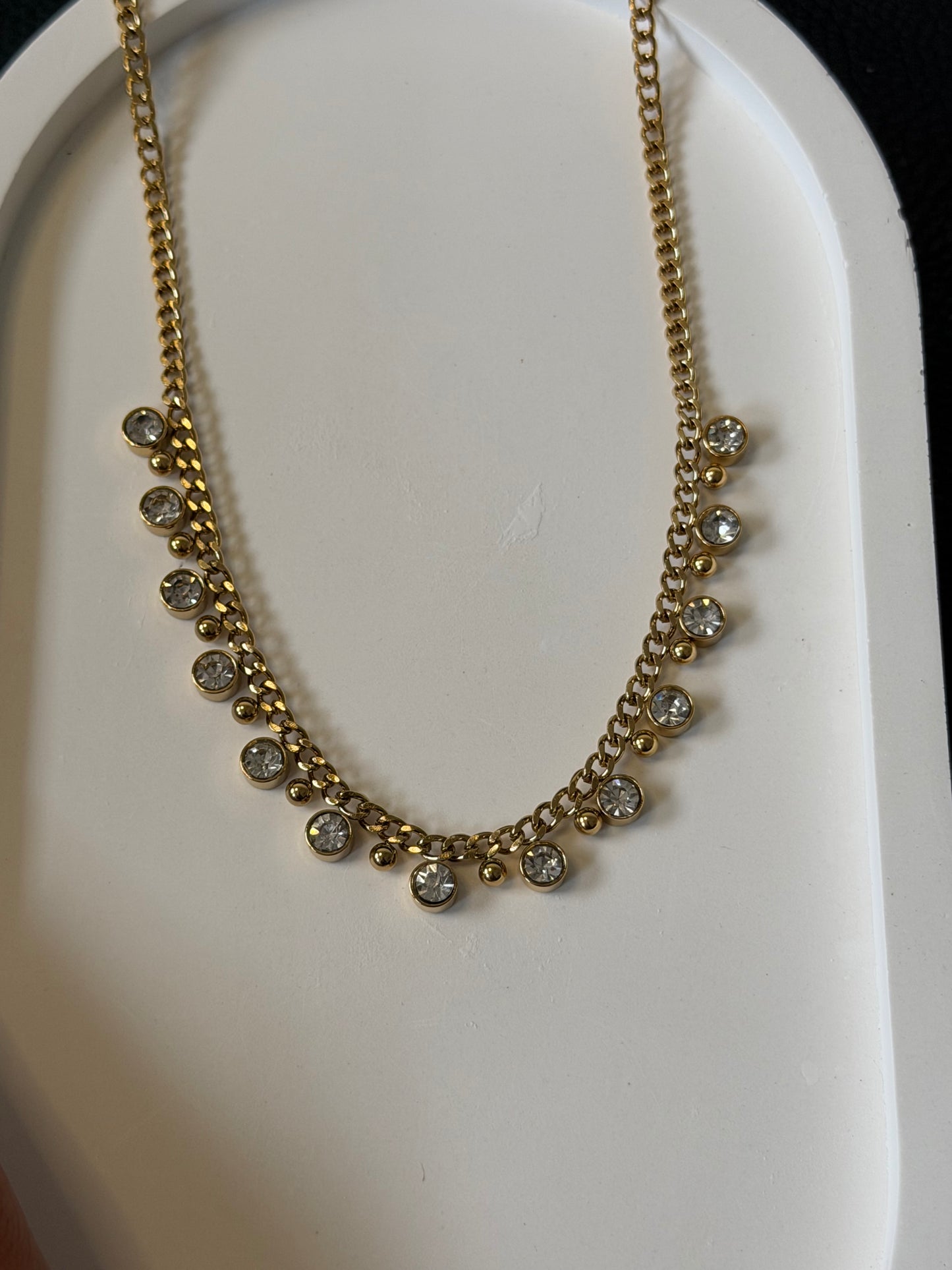 Crystal Cascade Necklace