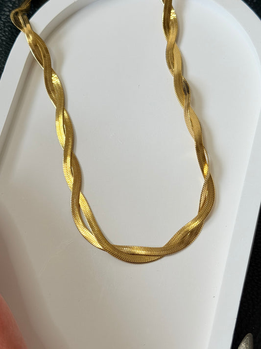 Twisted Snake Chain Necklace