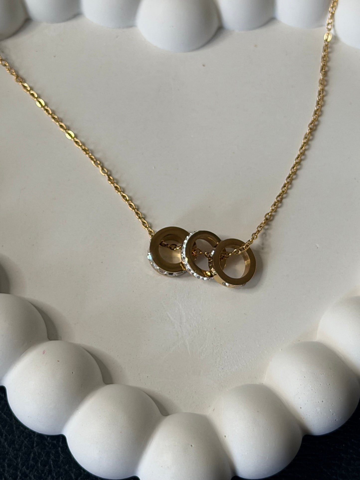 Trinity Ring Necklace