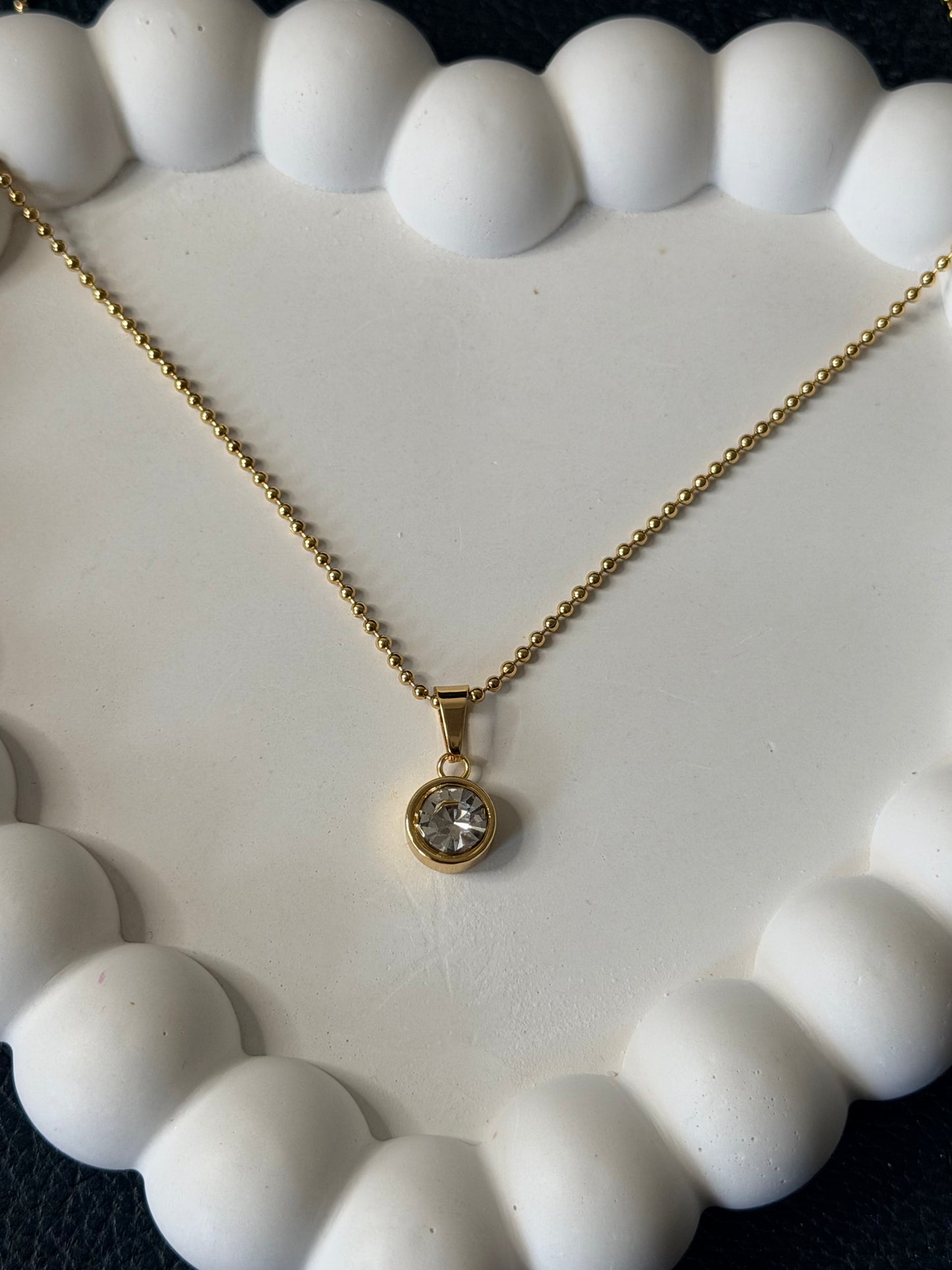 Timeless Solitaire Necklace