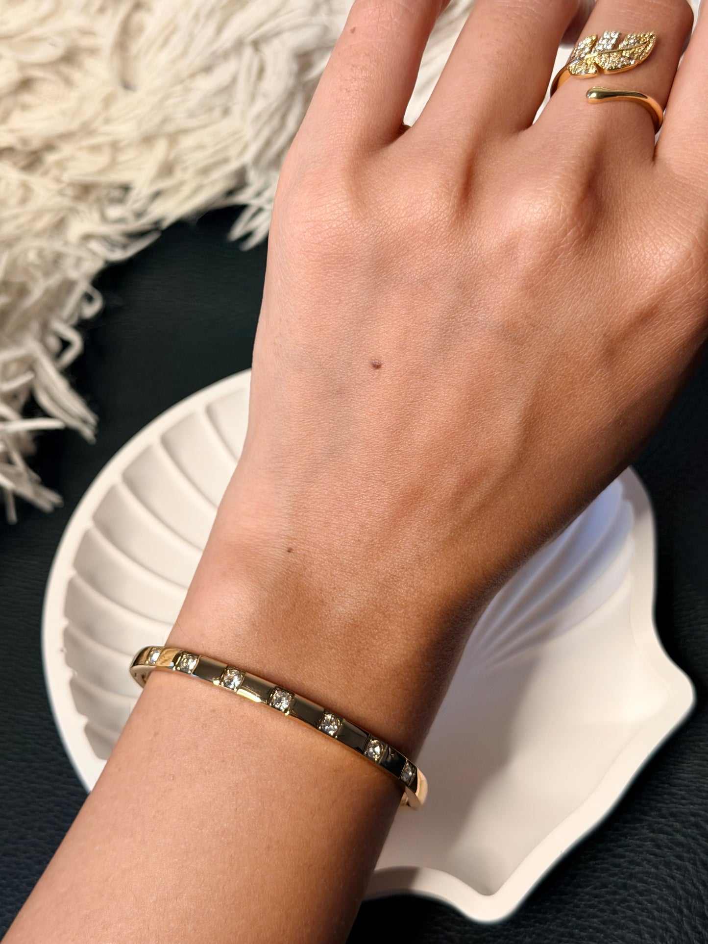 Sienna Stone Kada Bracelet