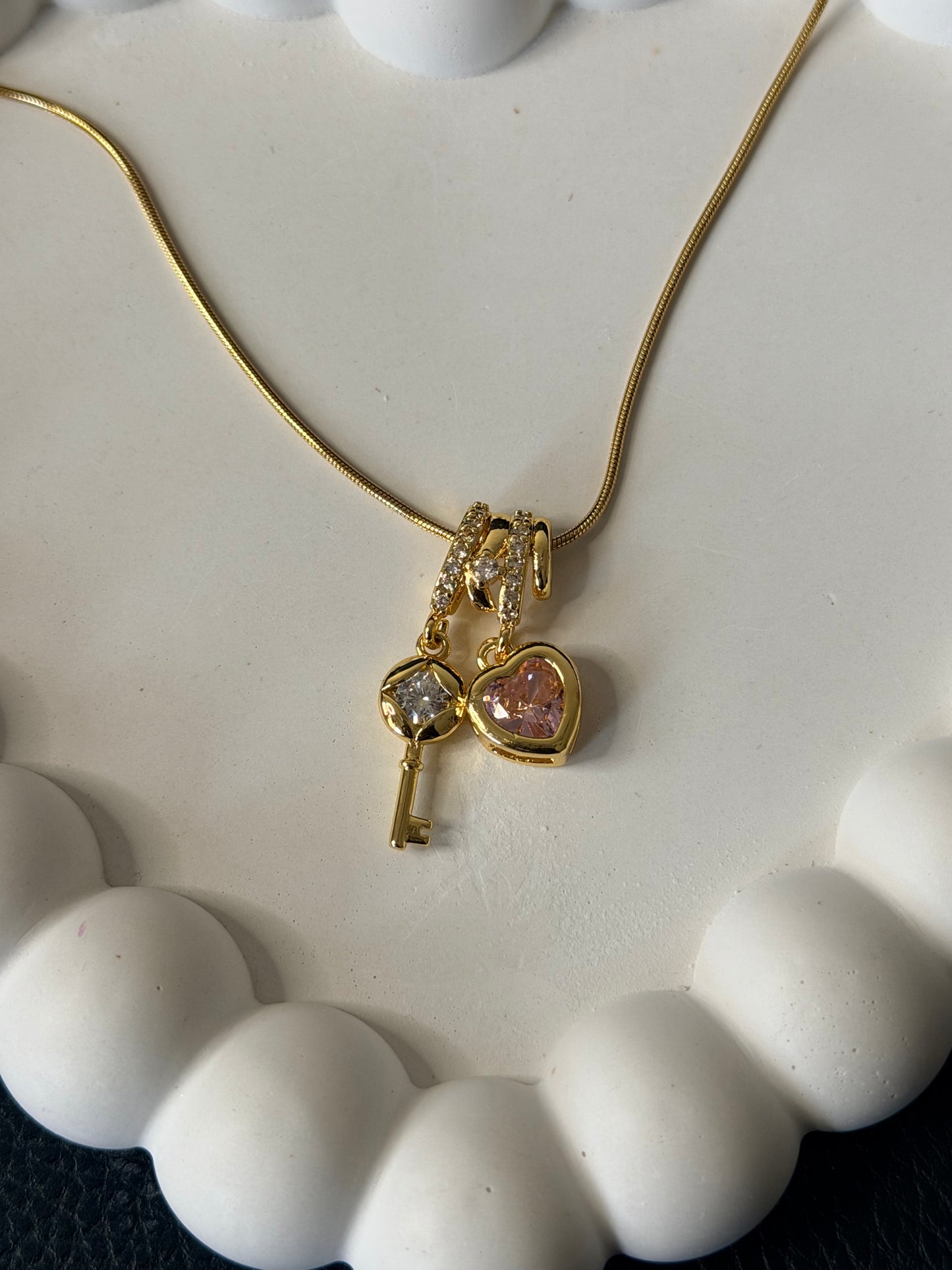Key to My Heart Charm Necklace