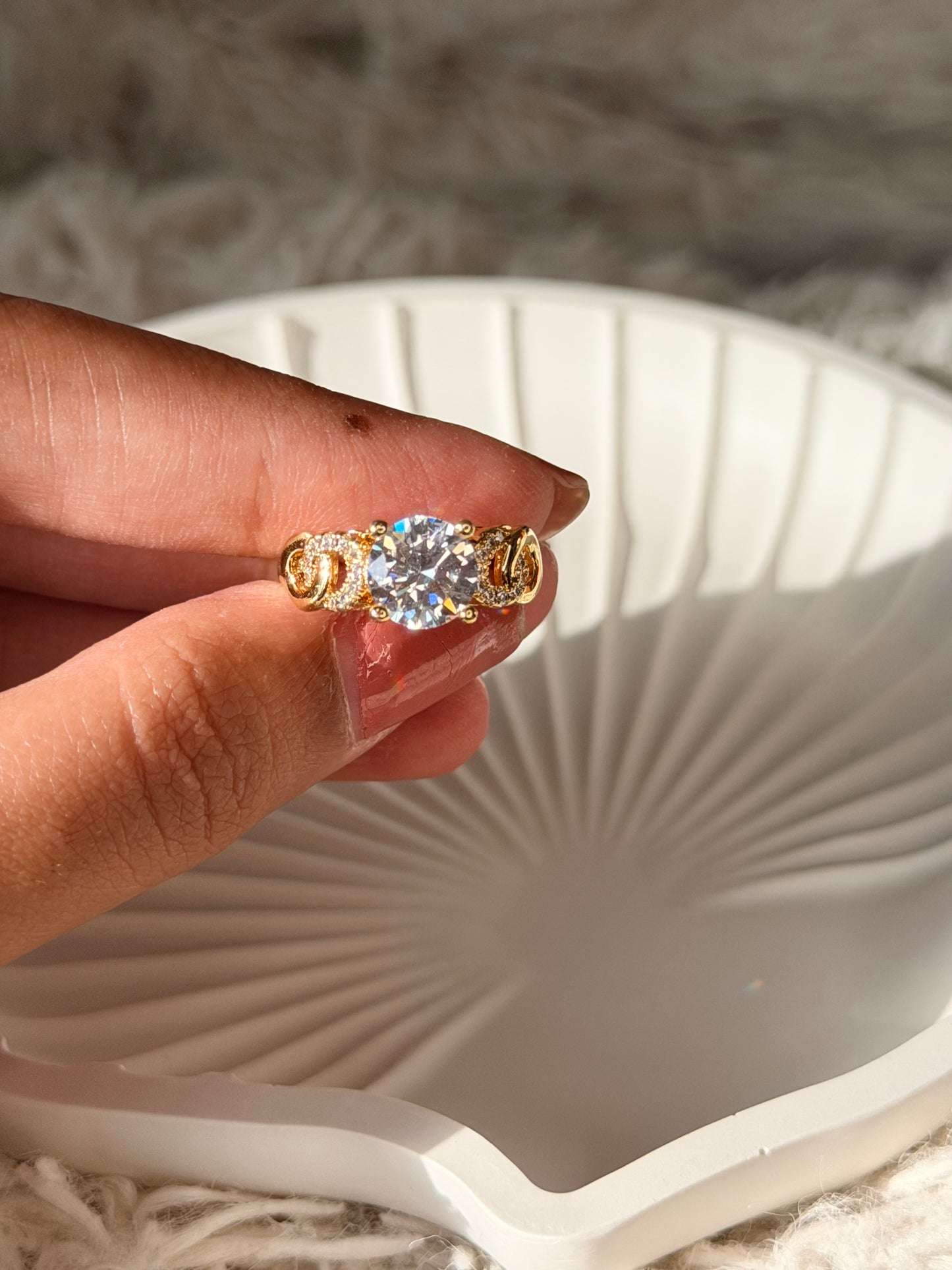 Lumina Solitaire Ring