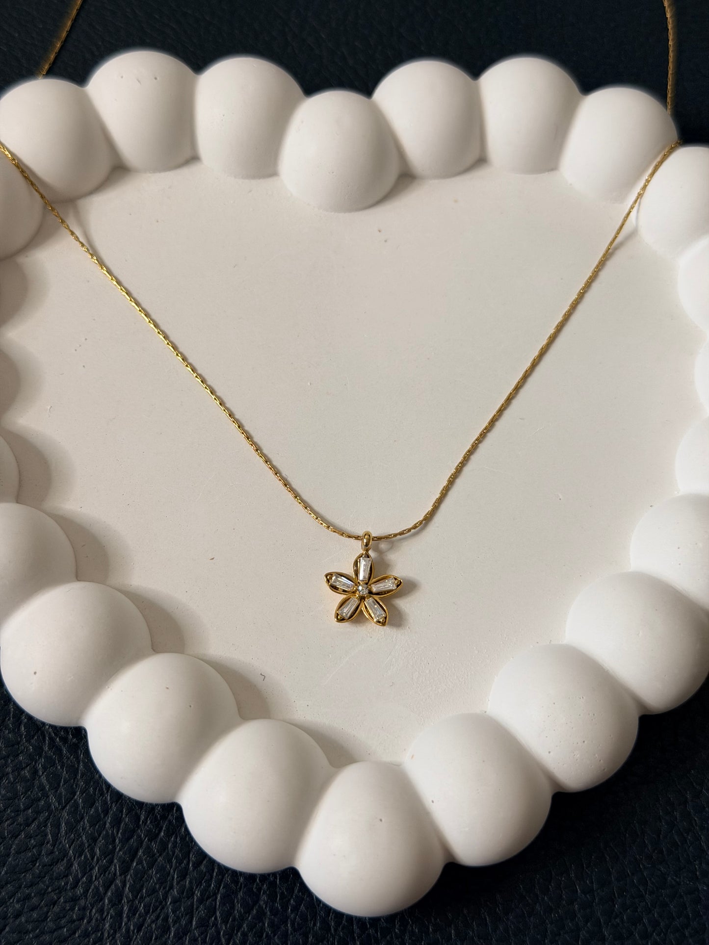 Marquise Flower Necklace
