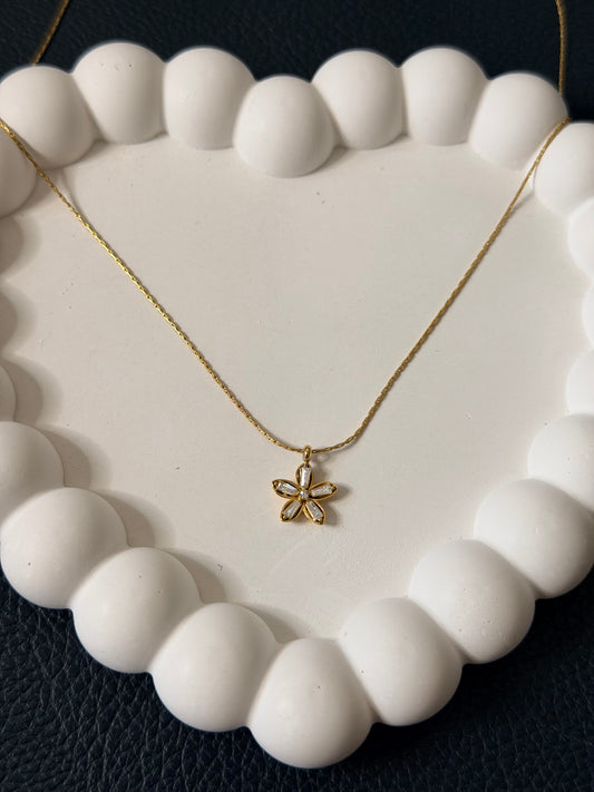 Marquise Flower Necklace