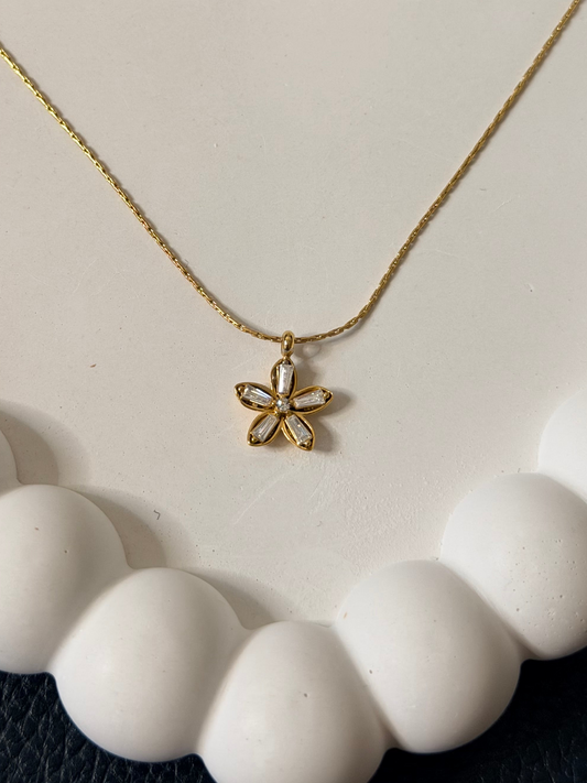 Marquise Flower Necklace