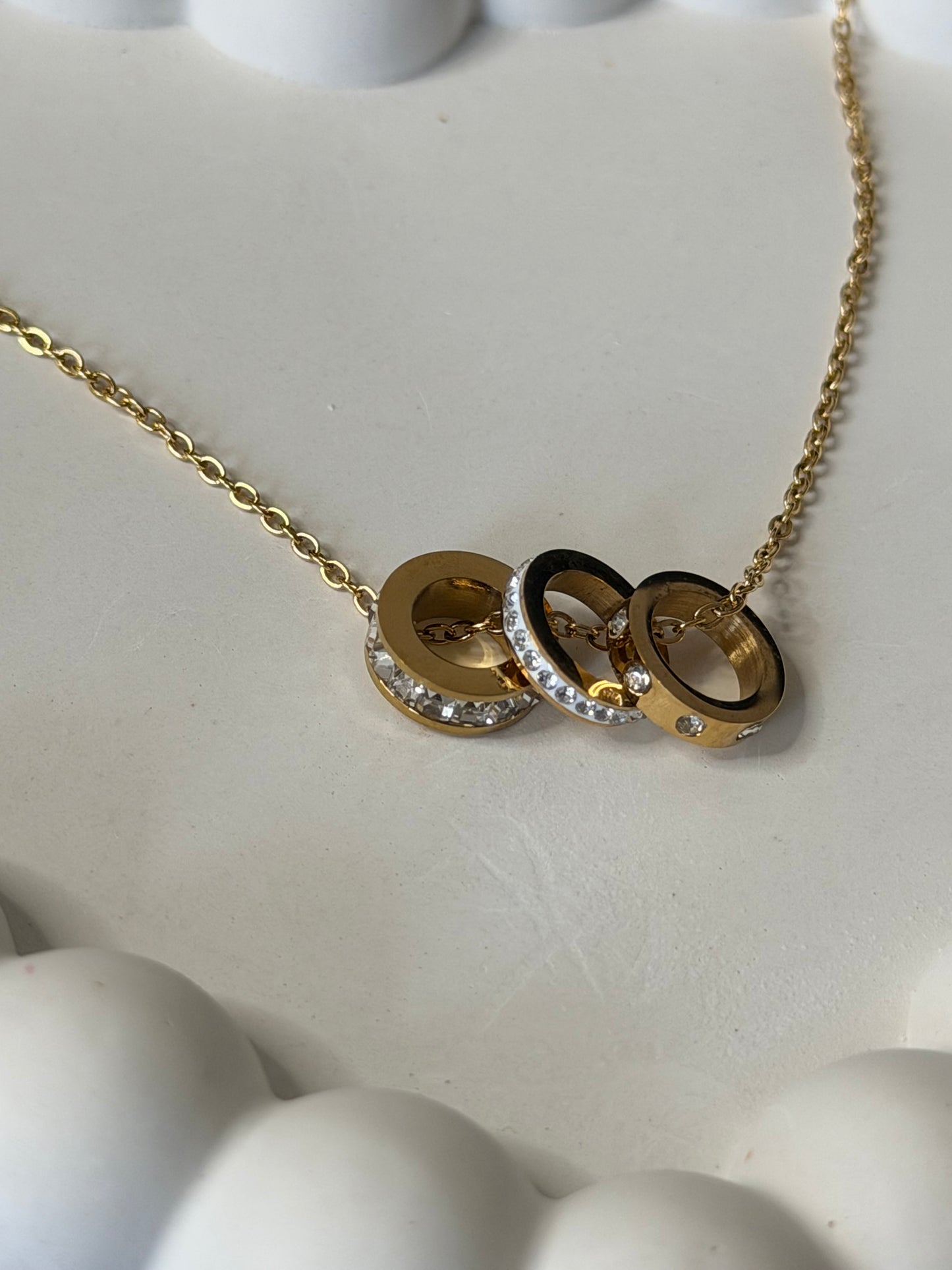 Trinity Ring Necklace