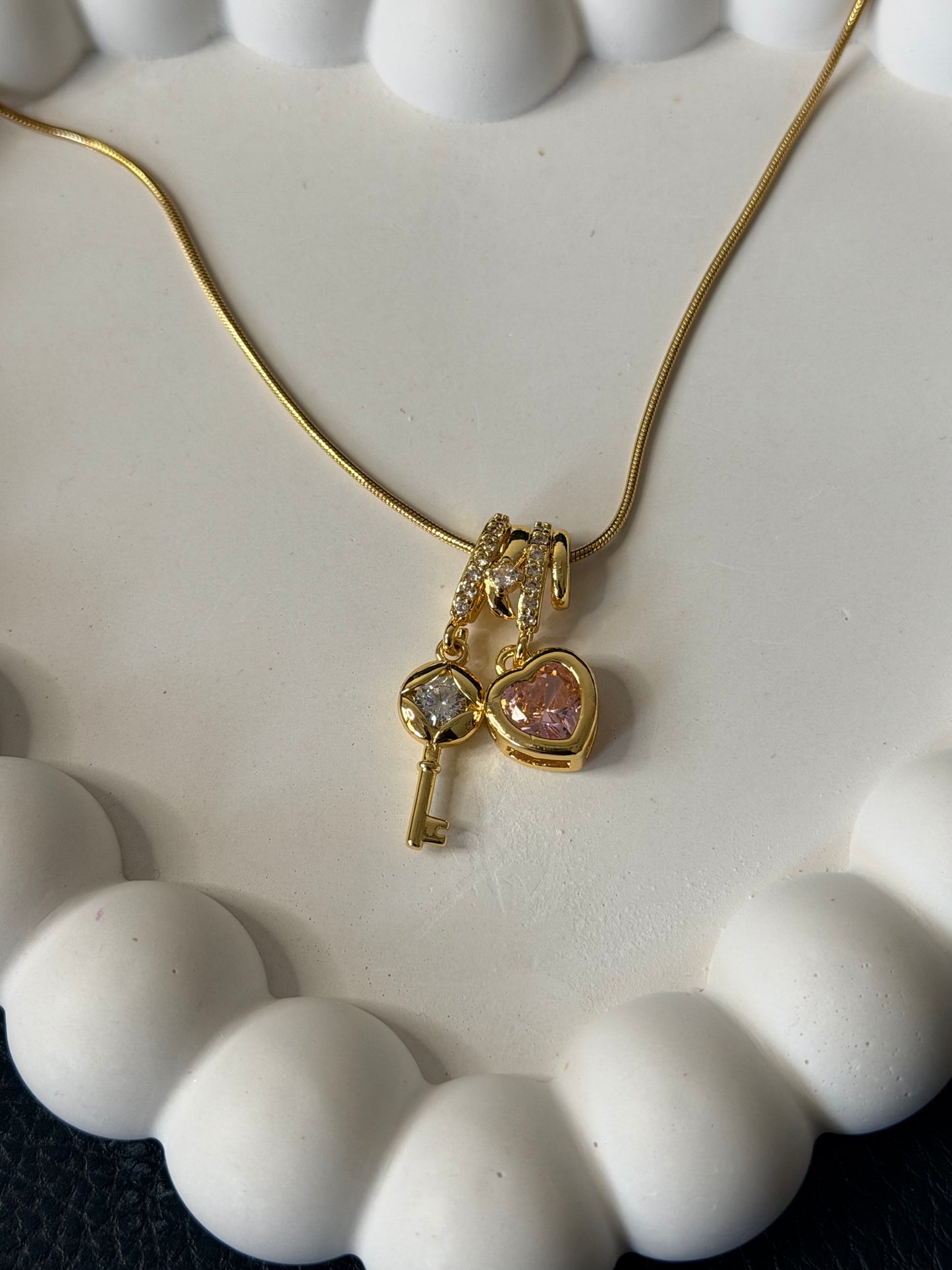 Key to My Heart Charm Necklace