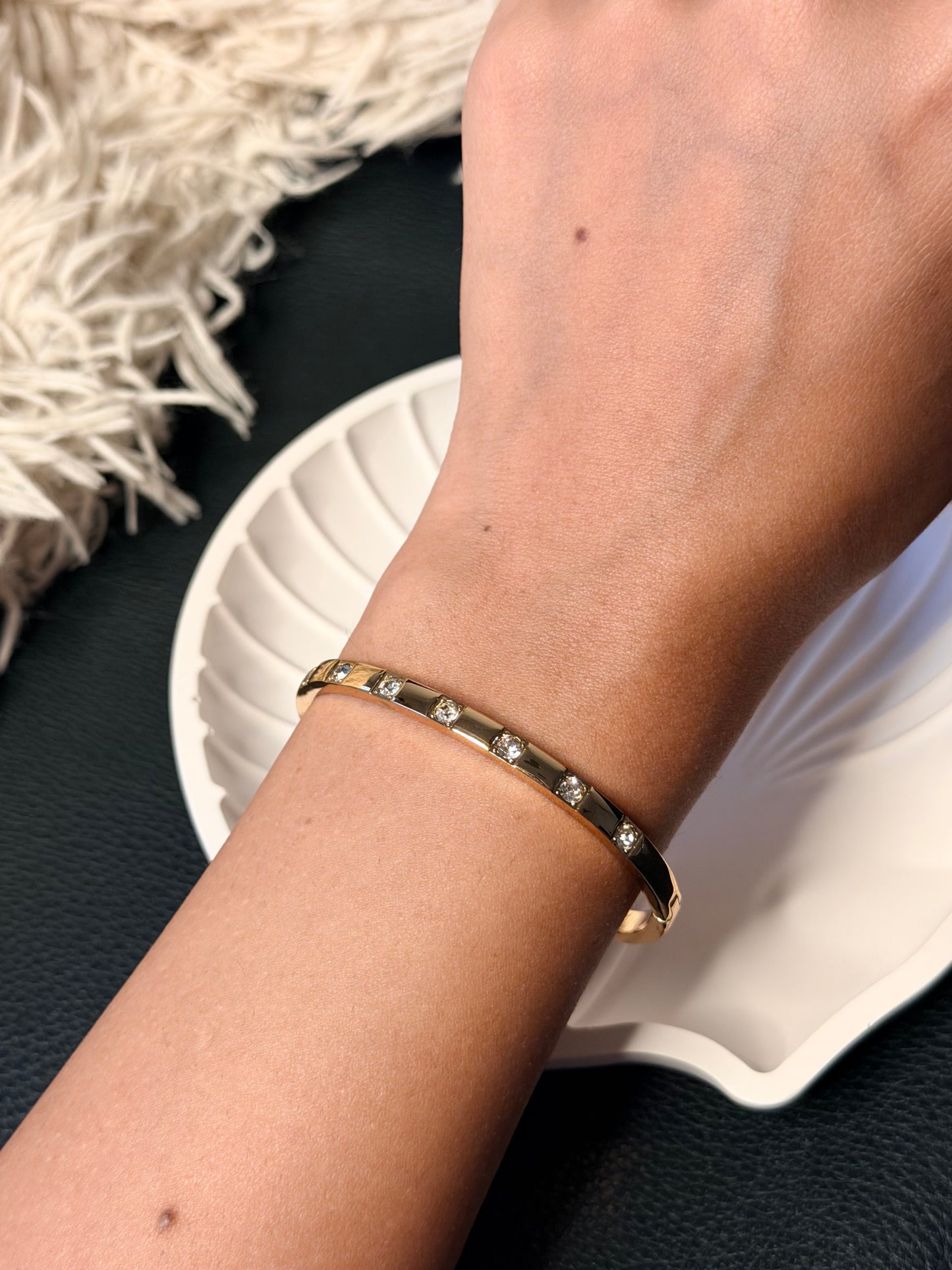 Sienna Stone Kada Bracelet