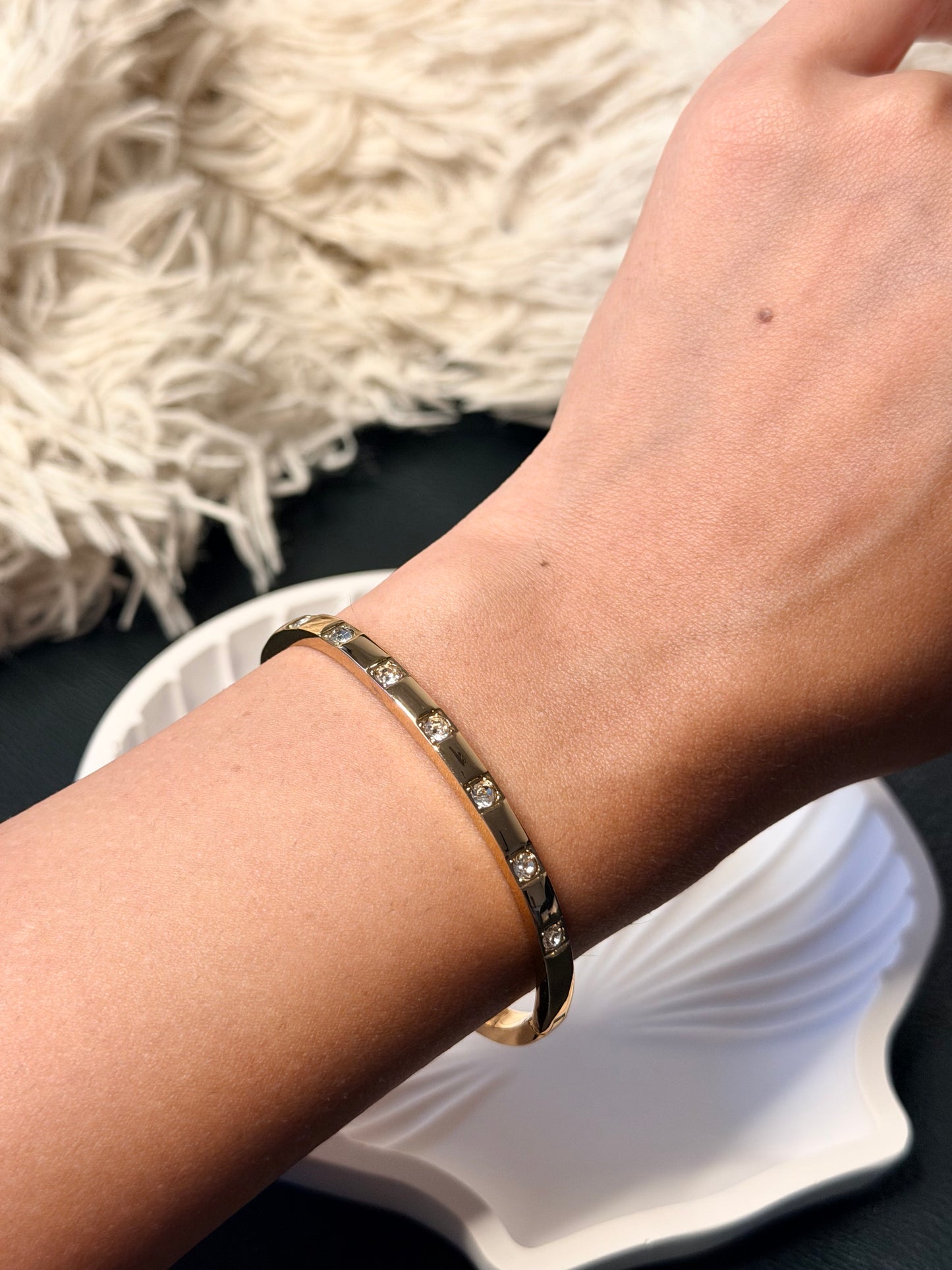 Sienna Stone Kada Bracelet