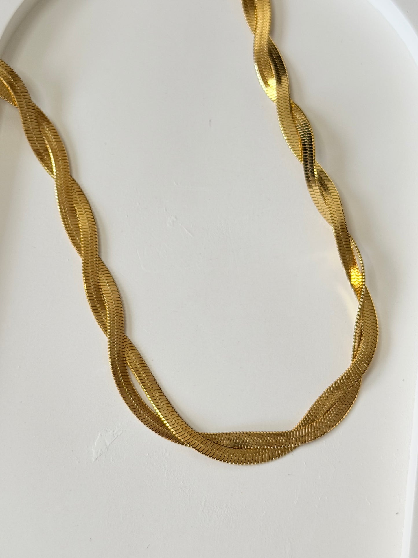 Twisted Snake Chain Necklace