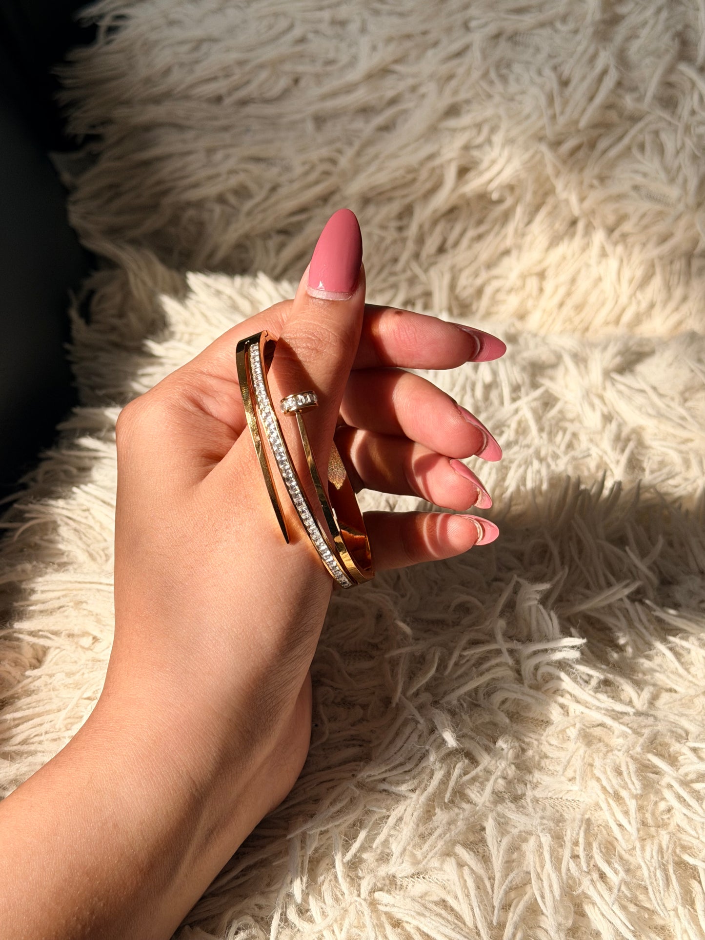 Valen Crystal Nail Bracelet