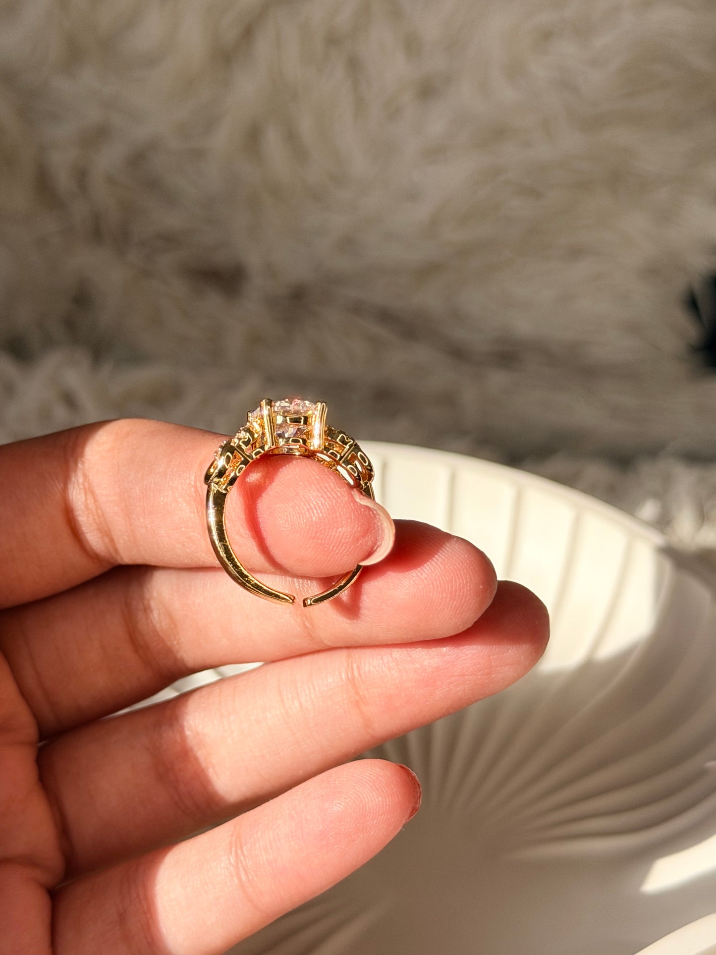 Lumina Solitaire Ring