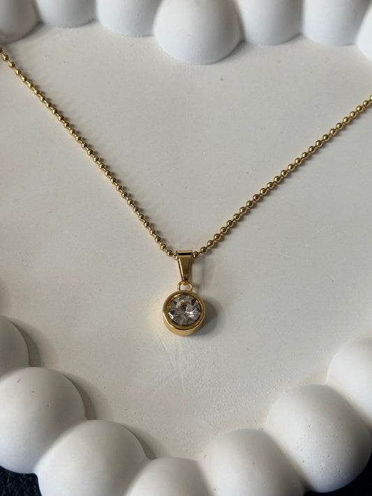 Timeless Solitaire Necklace