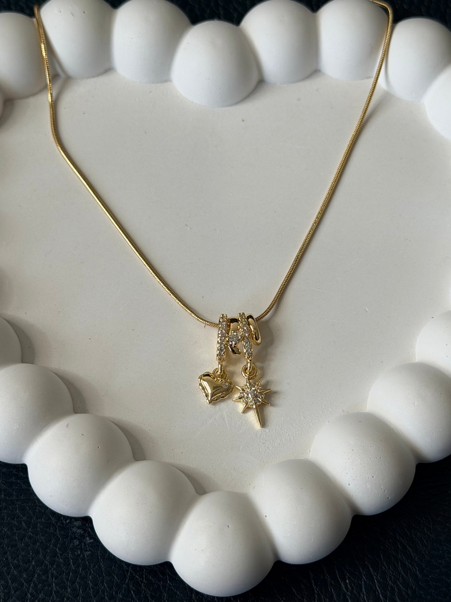 Guiding Heart Charm Necklace