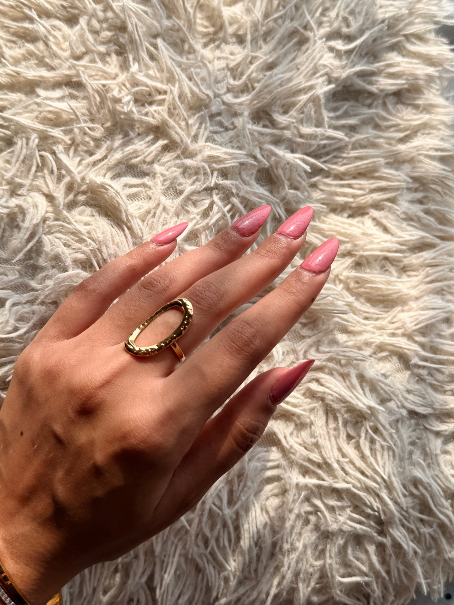 Lunelle Textured Ring