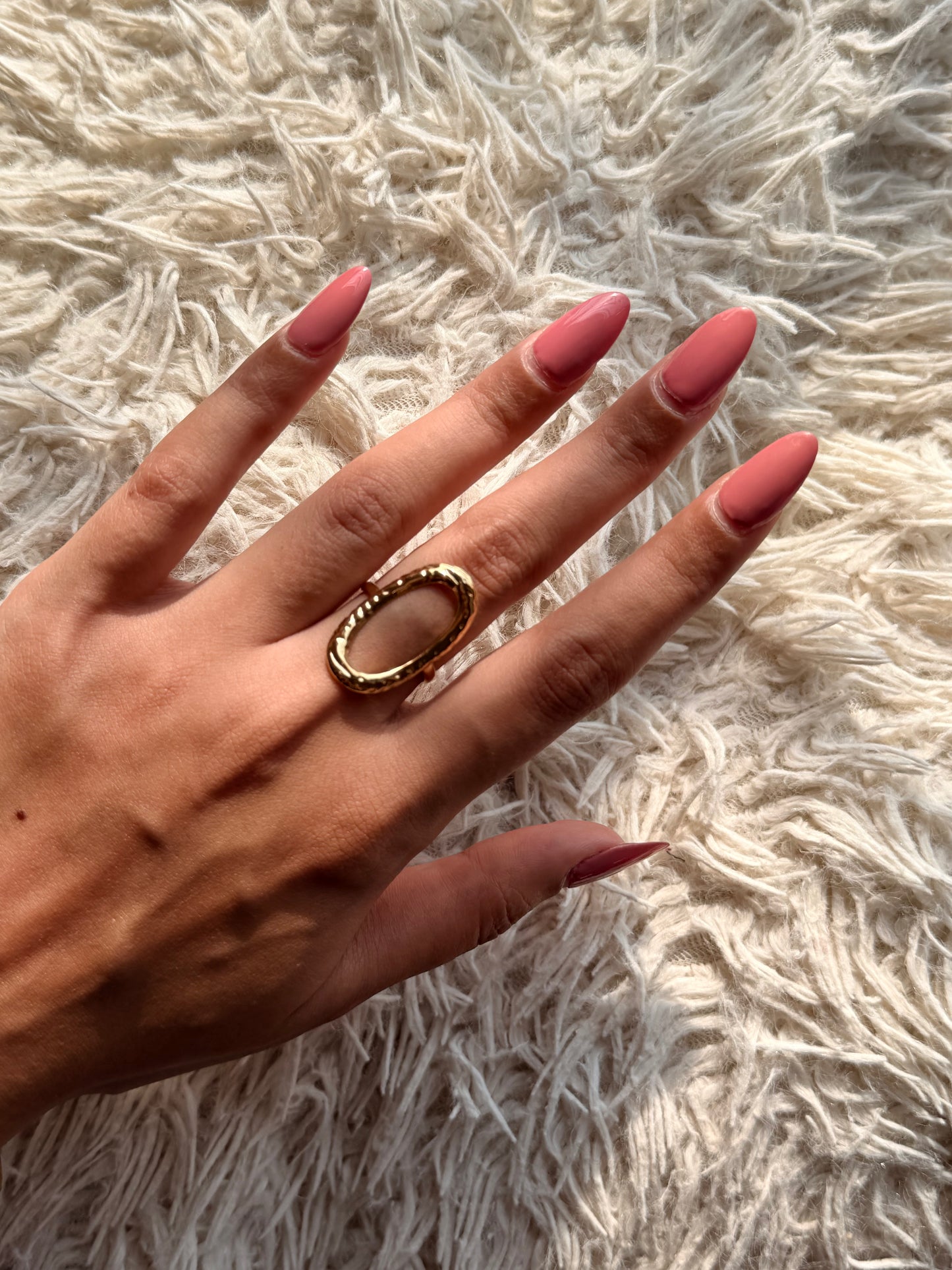 Lunelle Textured Ring