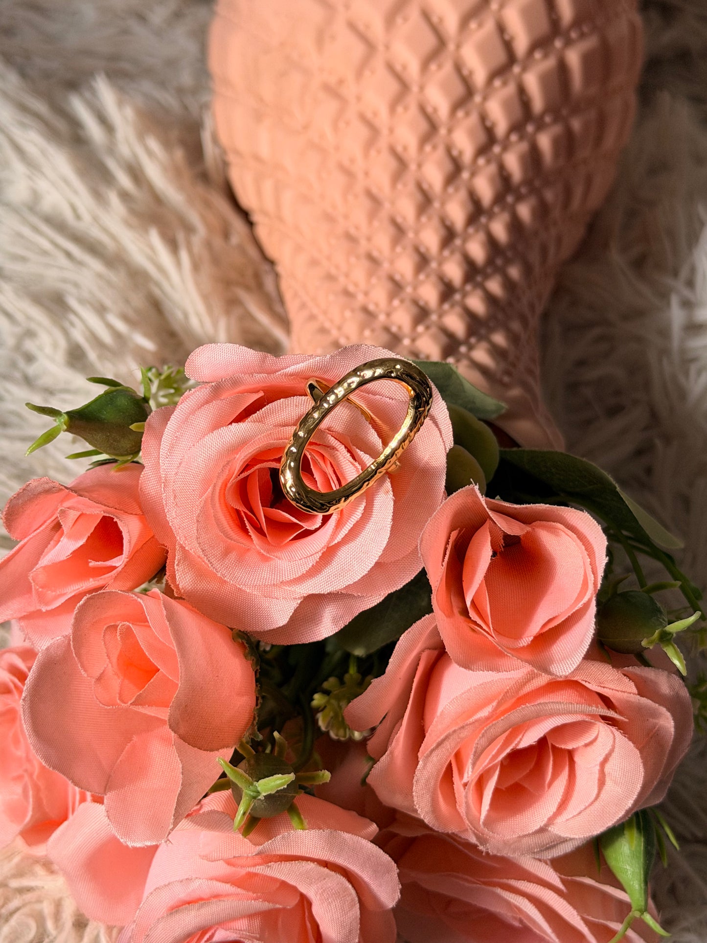 Lunelle Textured Ring
