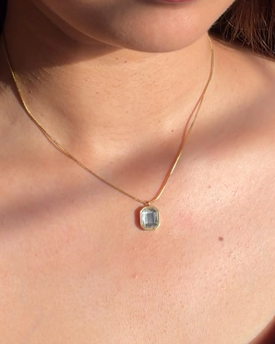 Avery Emerald Necklace