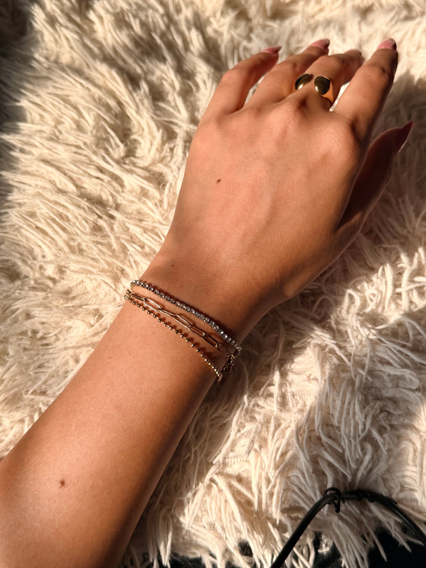 Sera Crystal Layered Bracelet