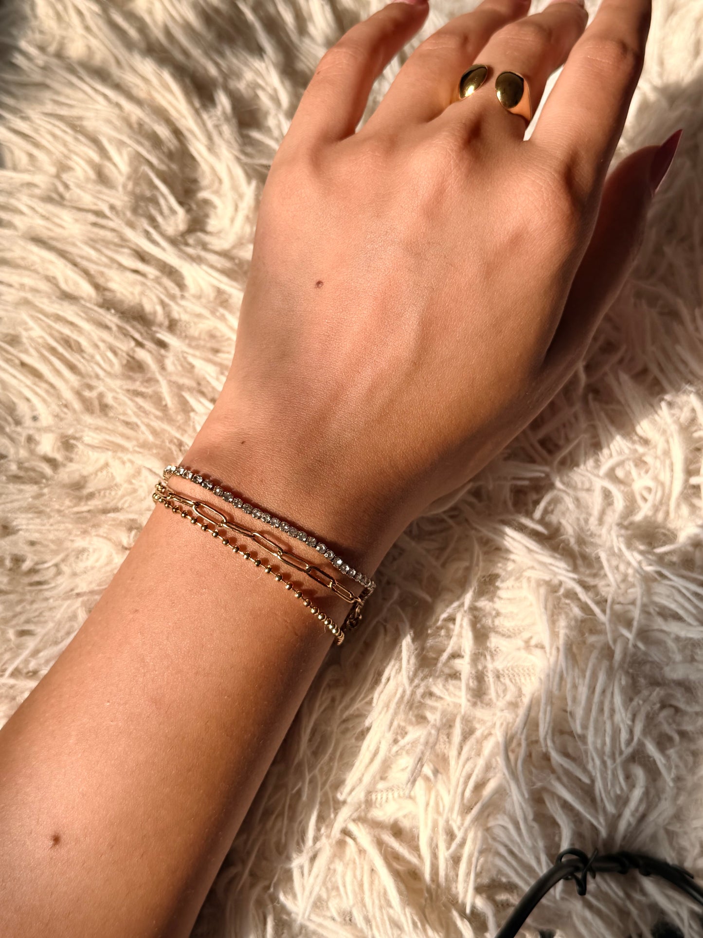 Sera Crystal Layered Bracelet