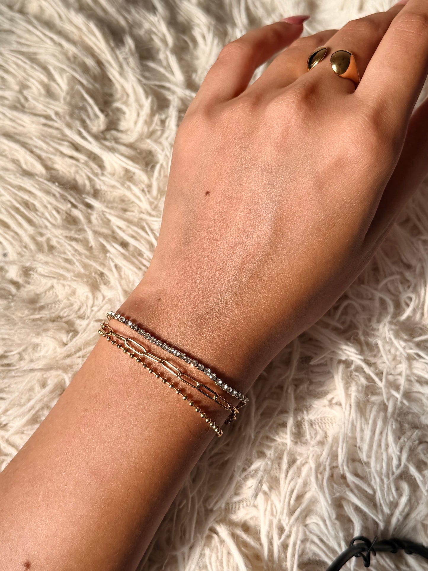 Sera Crystal Layered Bracelet