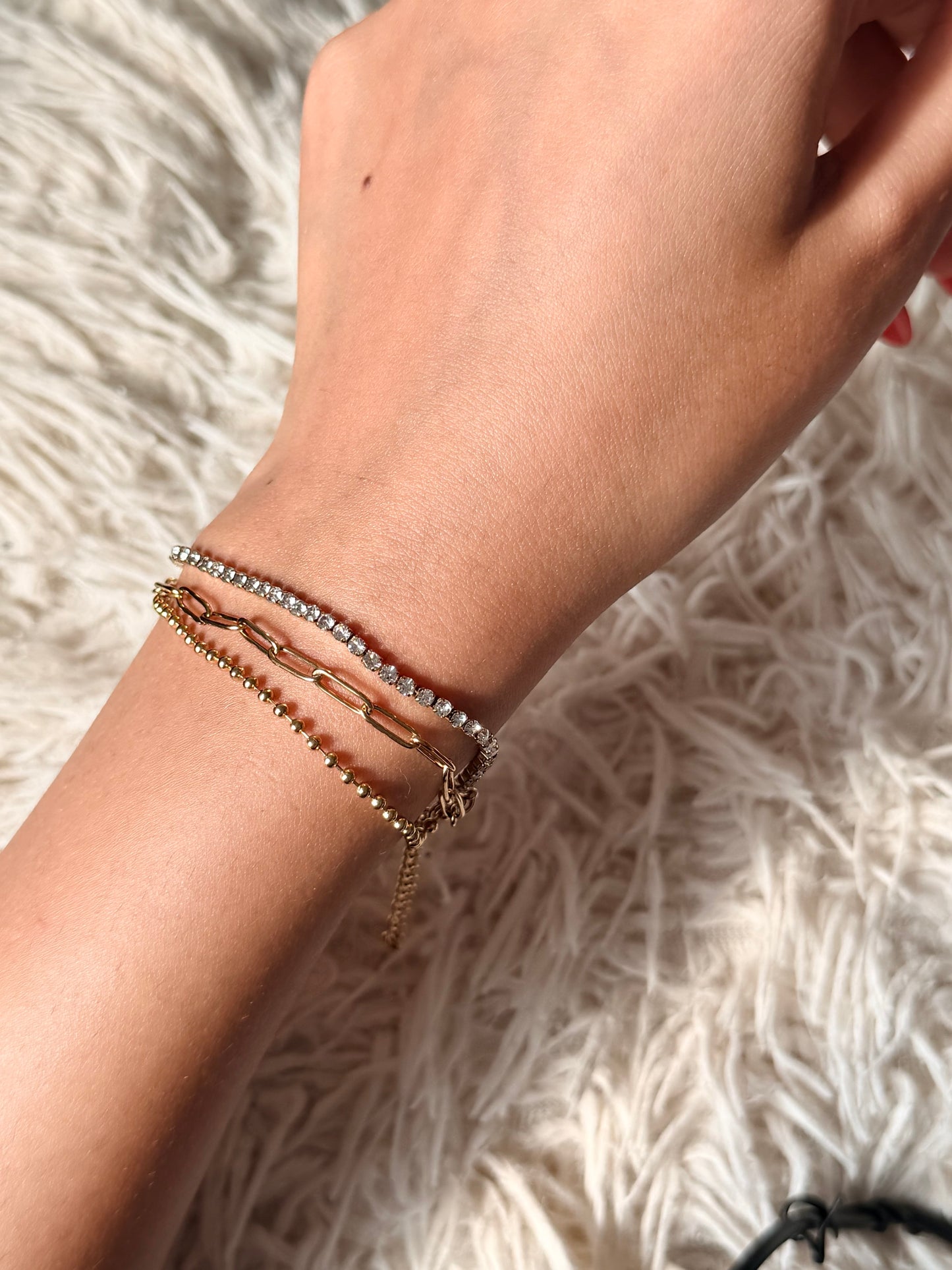 Sera Crystal Layered Bracelet